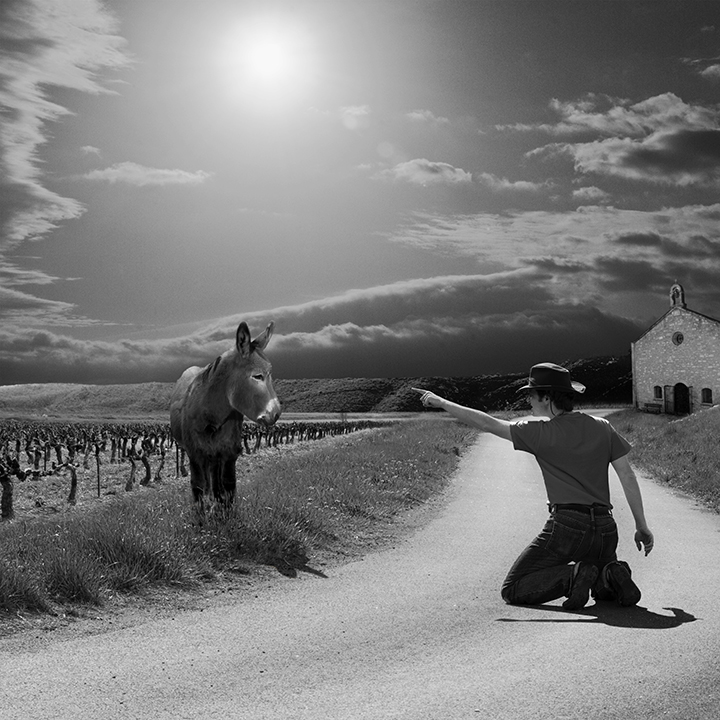 A Man Toiled On a Burning Road