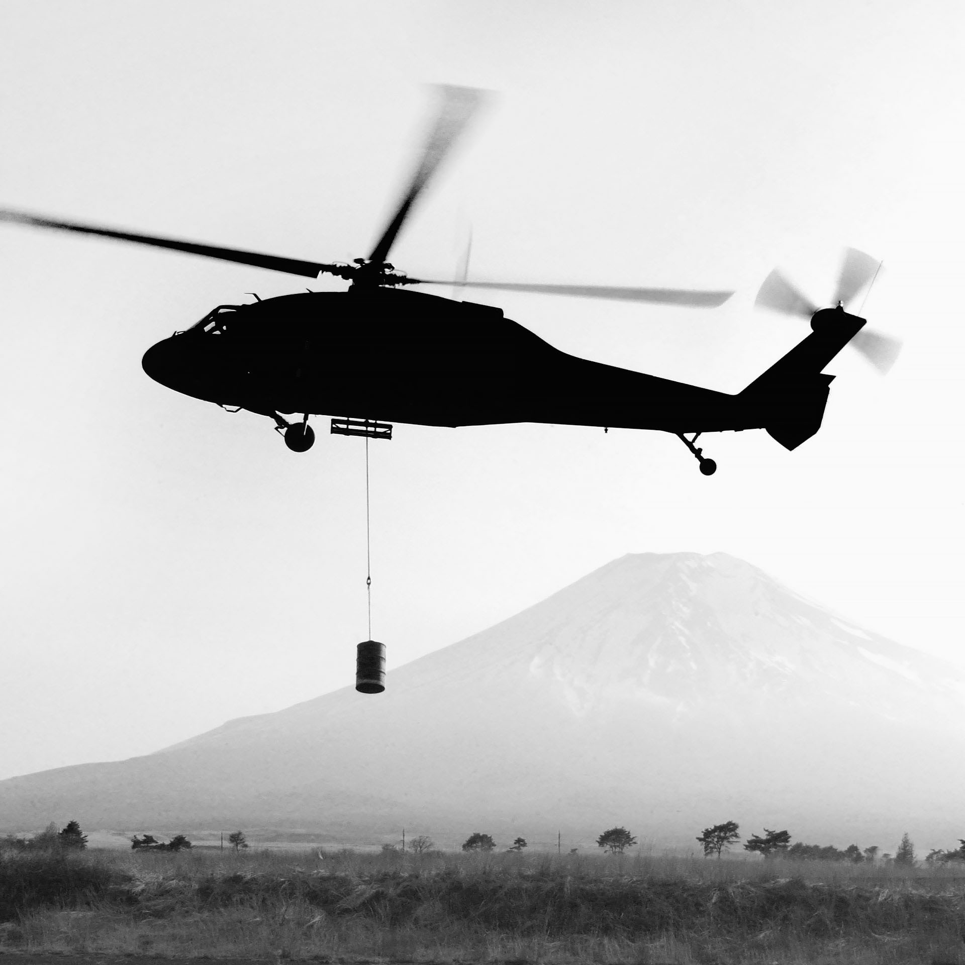 Black Hawk Over Fuji