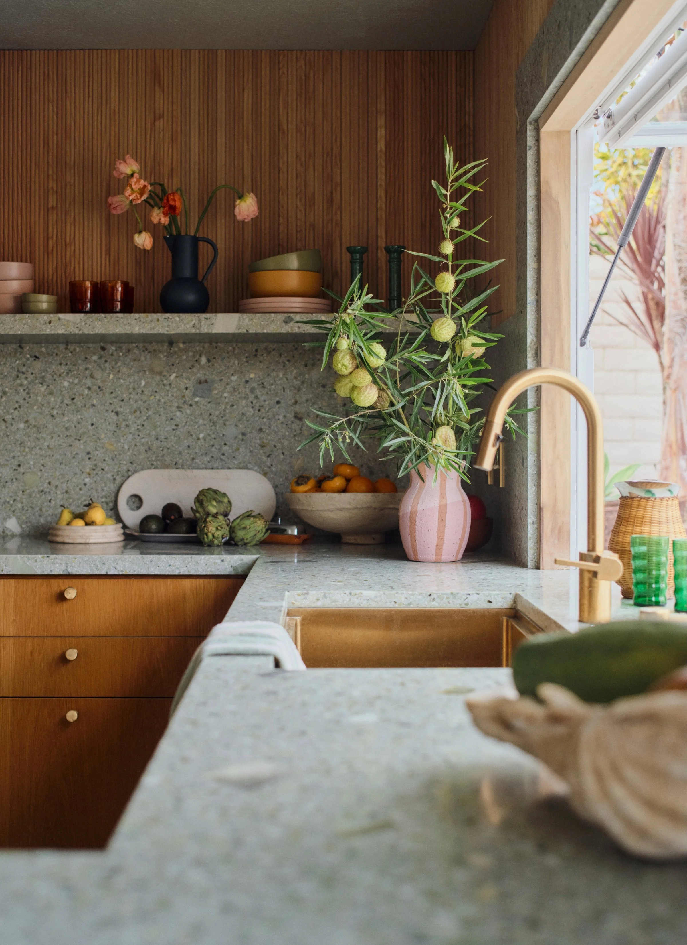 concrete collaborative kitchen