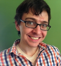 Brian Hertler has been a professional video game designer since 2011, mostly working on kids' games. Originally a fiction writer, Brian graduated from the University of Pennsylvania with an Creative Writing degree in 2005. After working in New York for a few years, he decided to embrace his passion for games and went on to earn his Master of Arts in Digital Media from the Georgia Institute of Technology. He is interested in digital art, interactive narratives, and procedural rhetoric (the ways that game rules can communicate a message). Brian moved from New York to Southern Maryland in 2014 to join his wife Liz, who teaches at St. Mary's College of Maryland. He currently works remotely froman upstairs space at the Yellow Door. 