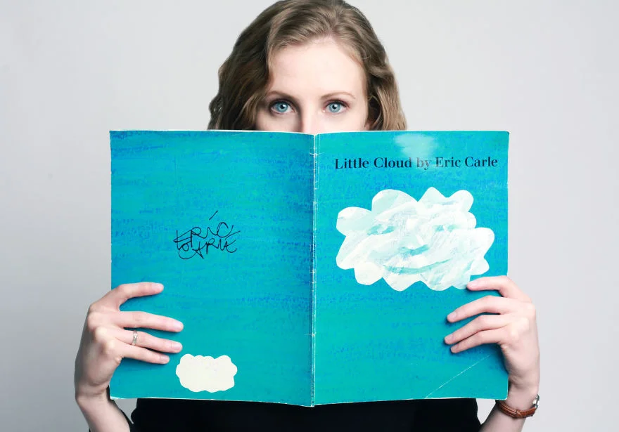 The essence I embrace…“Are my eyes.” Leah. Little Cloud by Eric Carle represents her dream to be children’s art teacher.