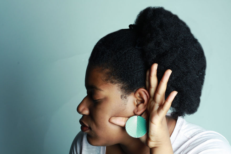 The essence I embrace…“Are my ears. Can you hear me? Haha, it is a necessity for me to wear earrings everyday. If not, I feel like I started my day on the wrong foot, and based on how hard I work, being on the wrong foot is not an option.” Jewel