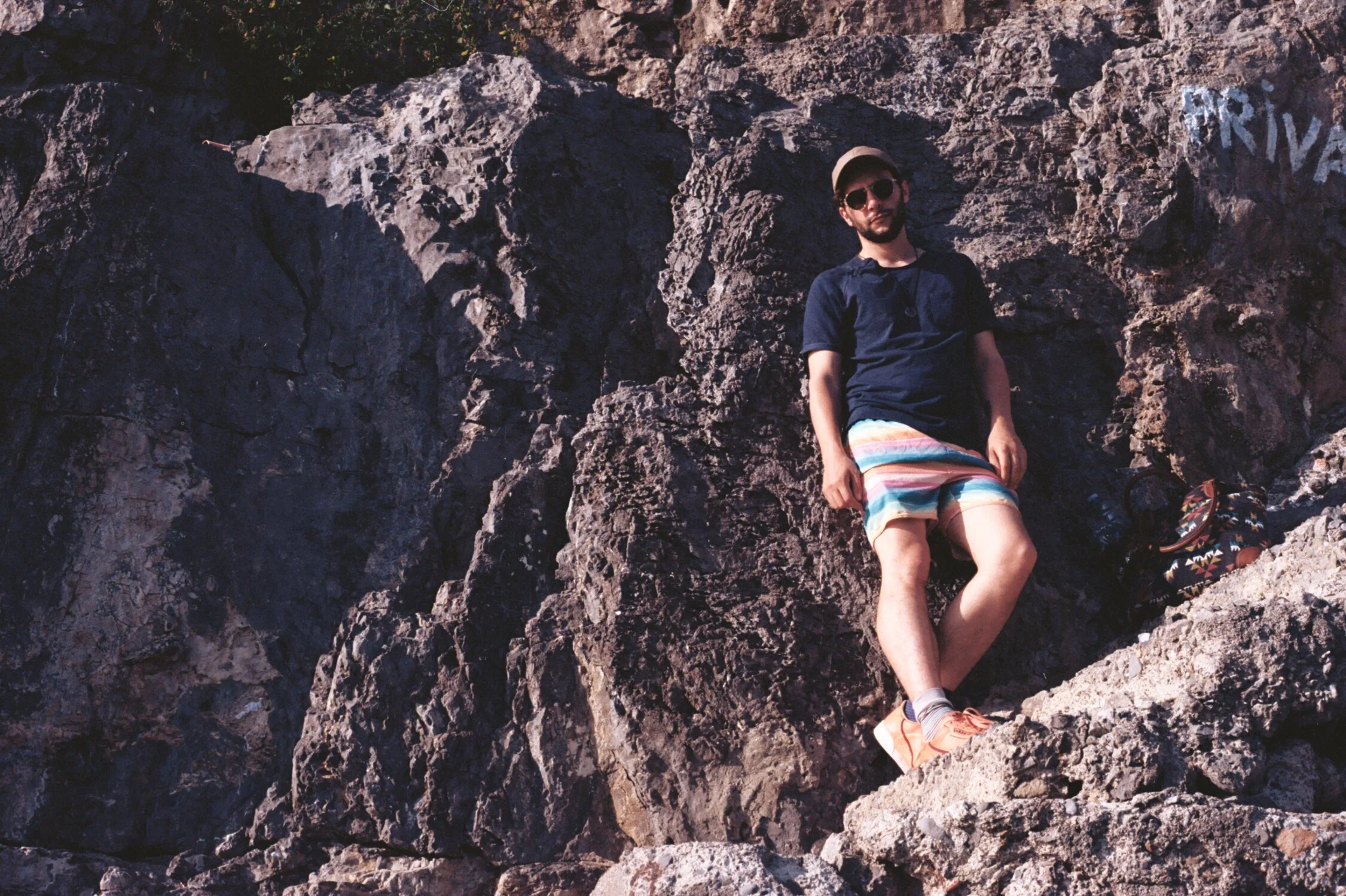 Nick on a cliff. Amalfi Coast, 2019