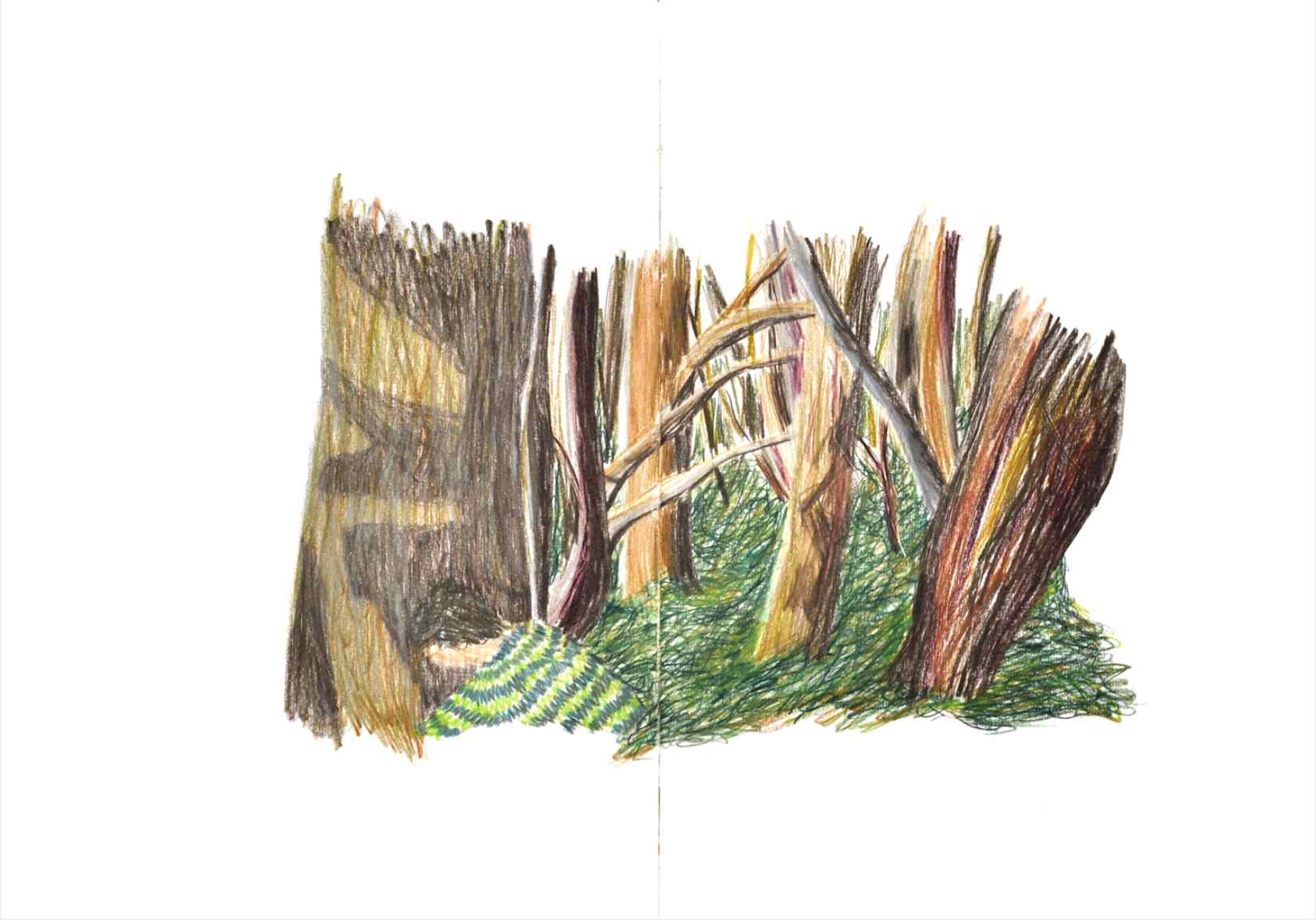 Sokourov , 2011 crayons on paper, sketchbook 59,4 x 42 cm