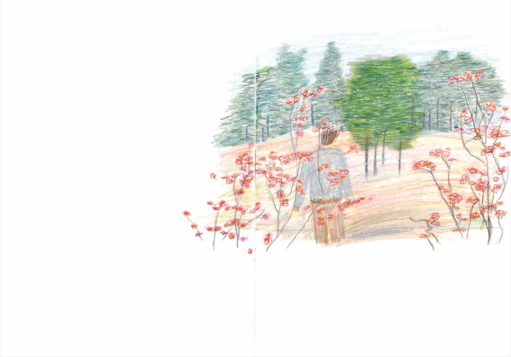 Sokourov , 2011 crayons on paper, sketchbook 59,4 x 42 cm