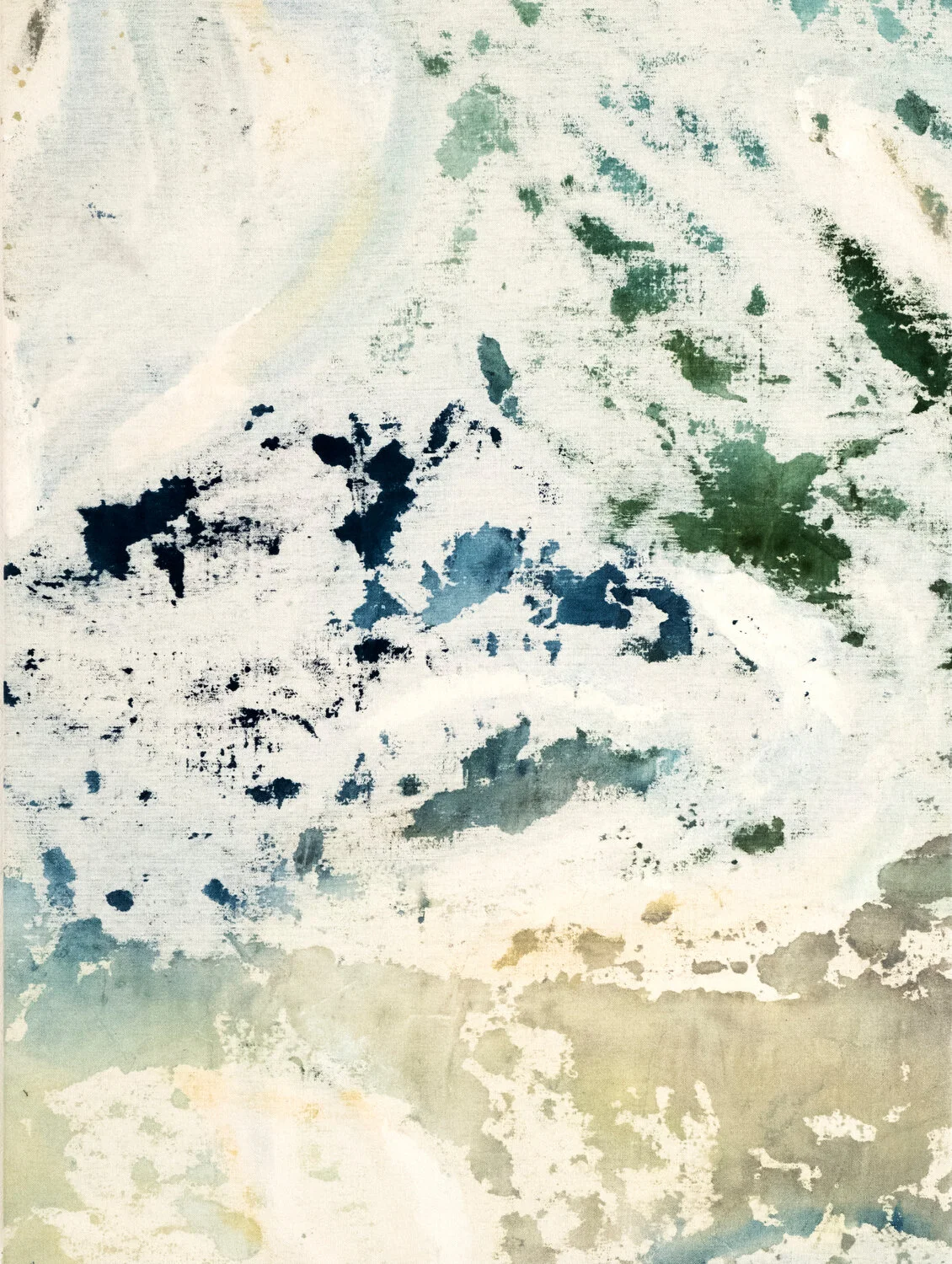   Reversed II , 2016-2019 Gouache and gesso on canvas 91,5 x 66 cm ; 36 x 26 in private collection   photo Jean Marques  