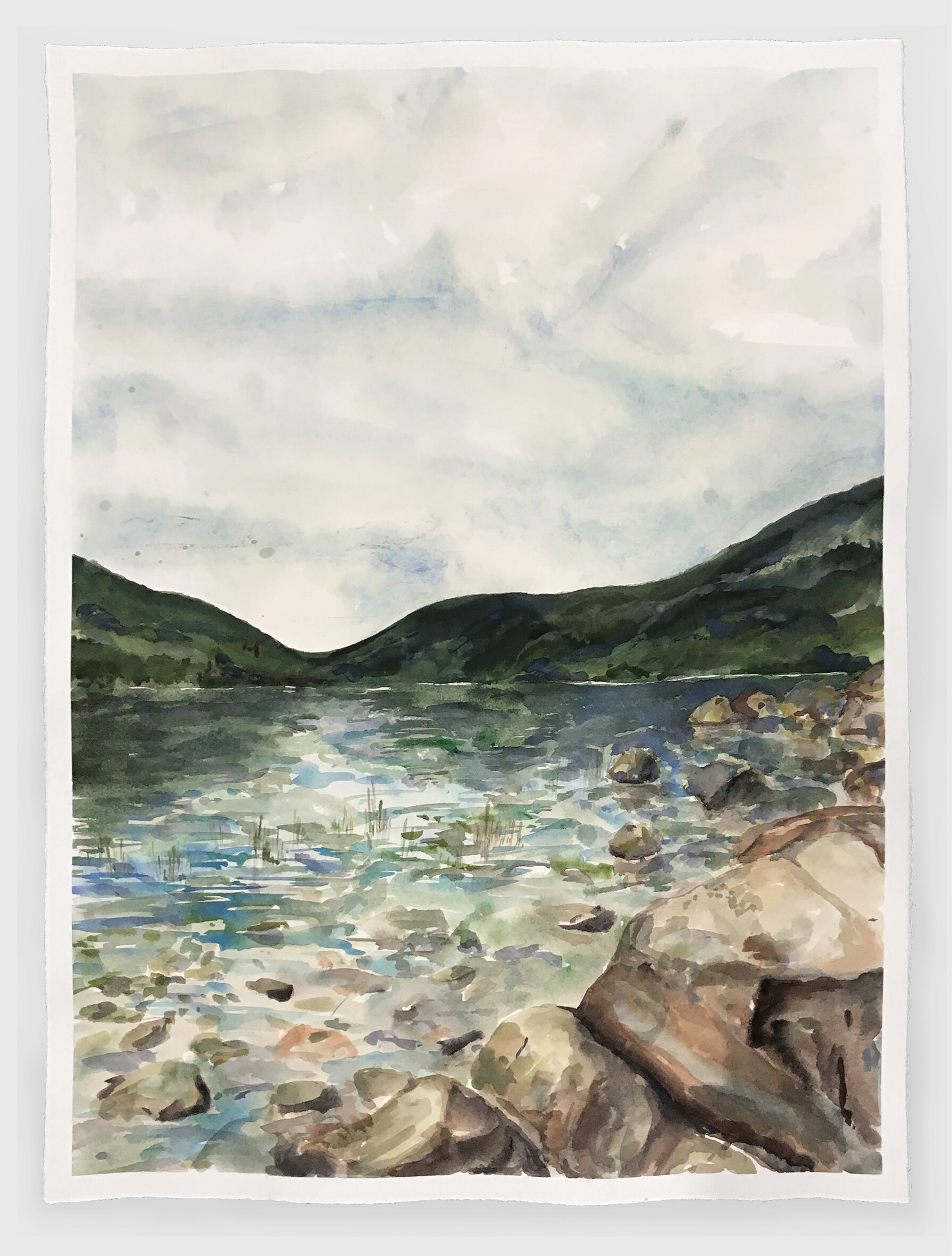   Maine series VI , 2020 watercolour on paper 30 x 22 inches | 76 x 56 cm 