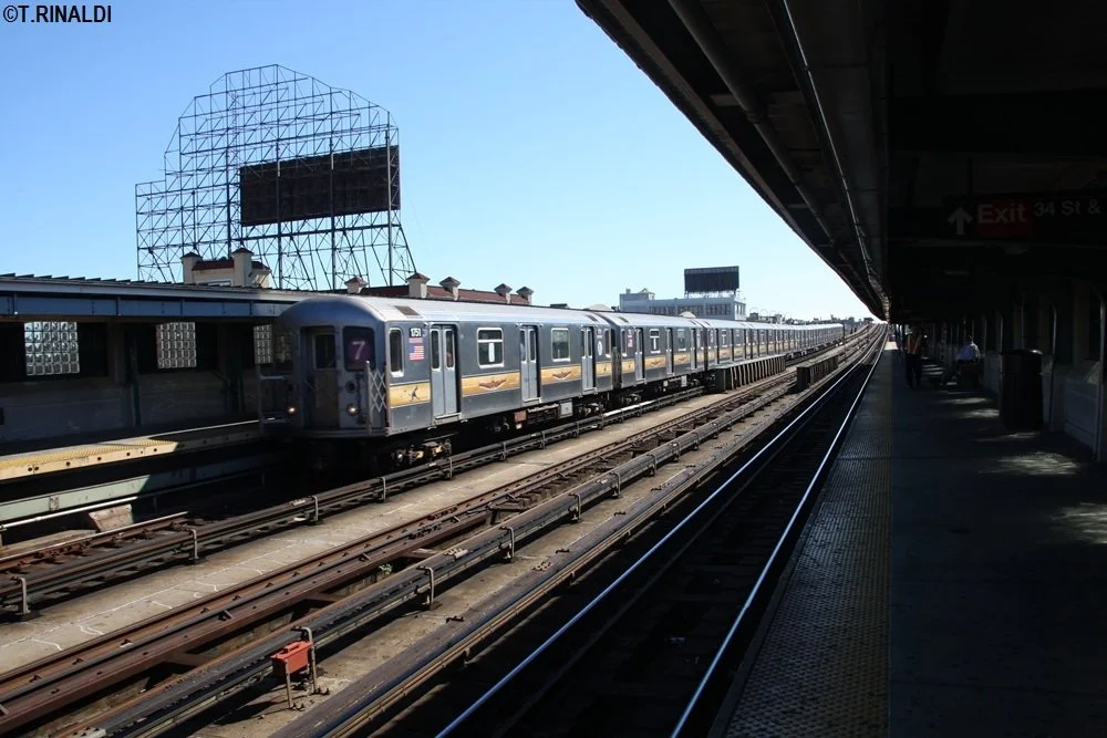  inspiration, the oddly shaped framework over the Manhattan-bound platform at the 33rd Street Station echoes the handsome leaf-shaped logo of Breyer's Ice Cream, Long Island City  [ source ] 