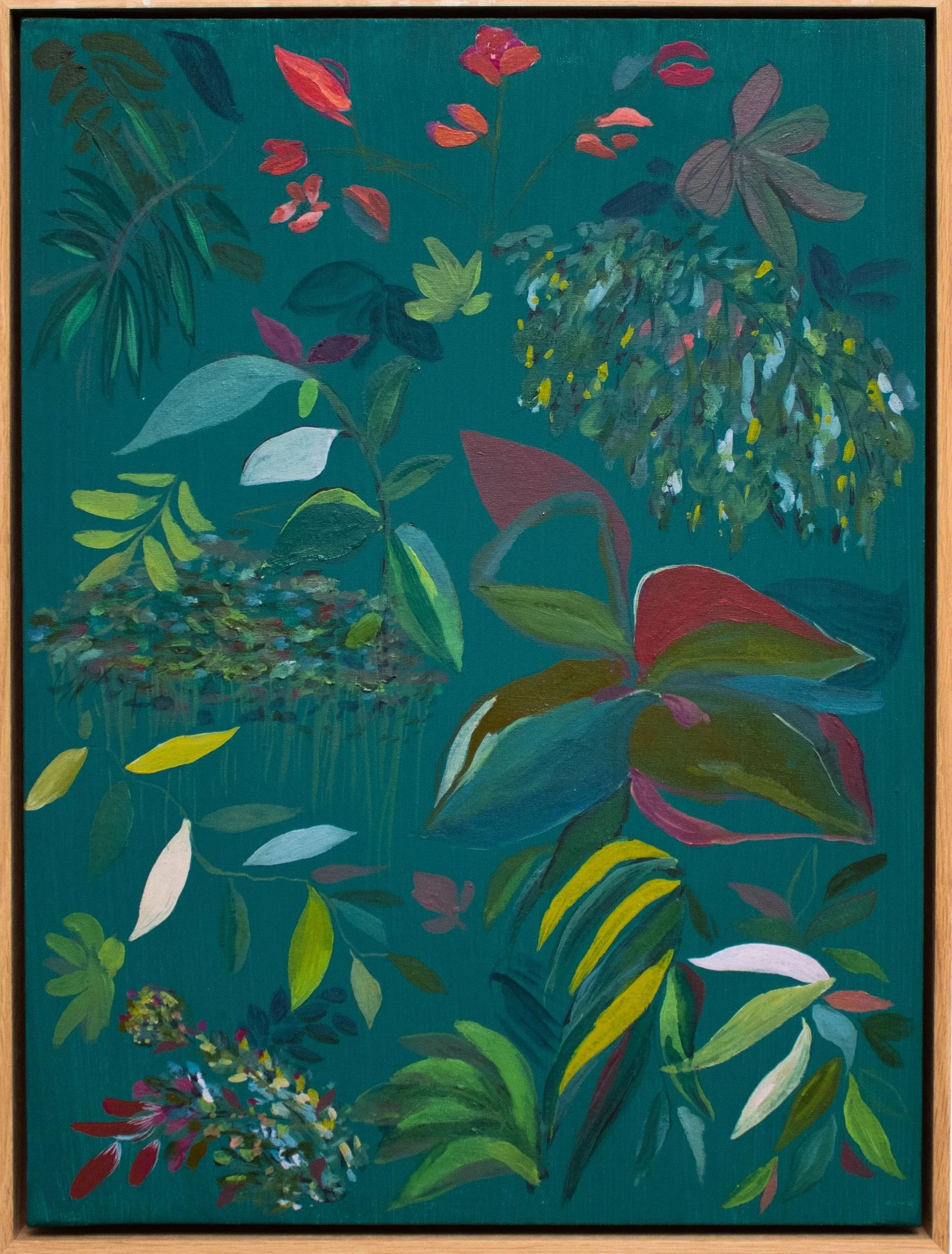 Emerald I , 2023 oil on canvas panel 24 x 18 in. (61 x 46 cm)