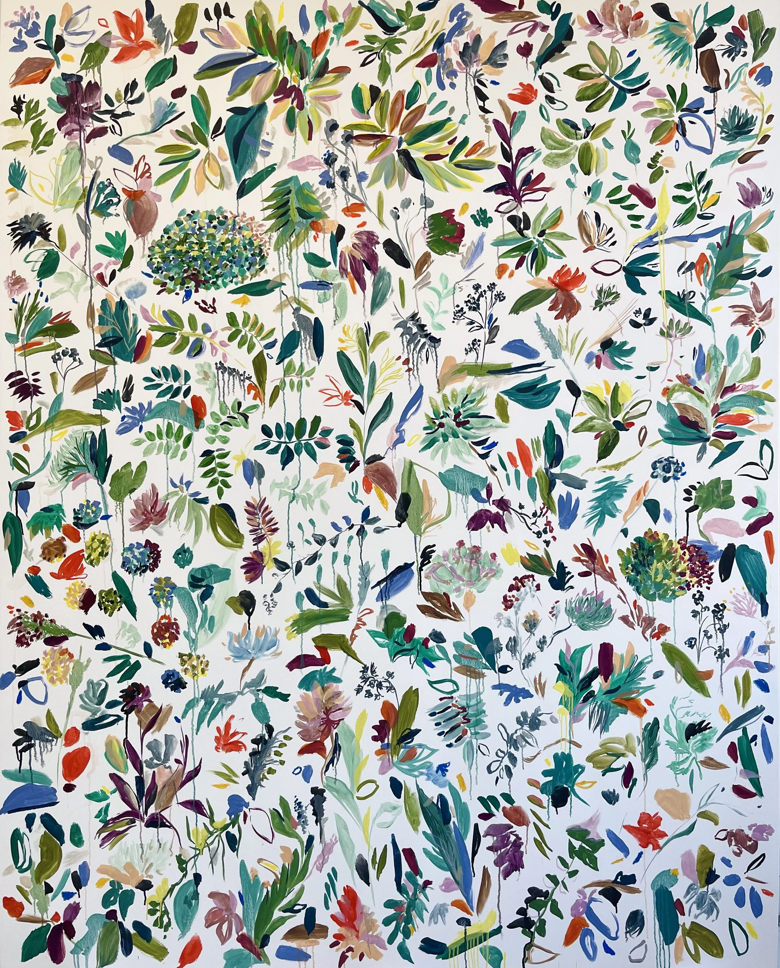   Decompose IV,  2025 oil on canvas 200 x 160 cm (79 x 63 inches) 