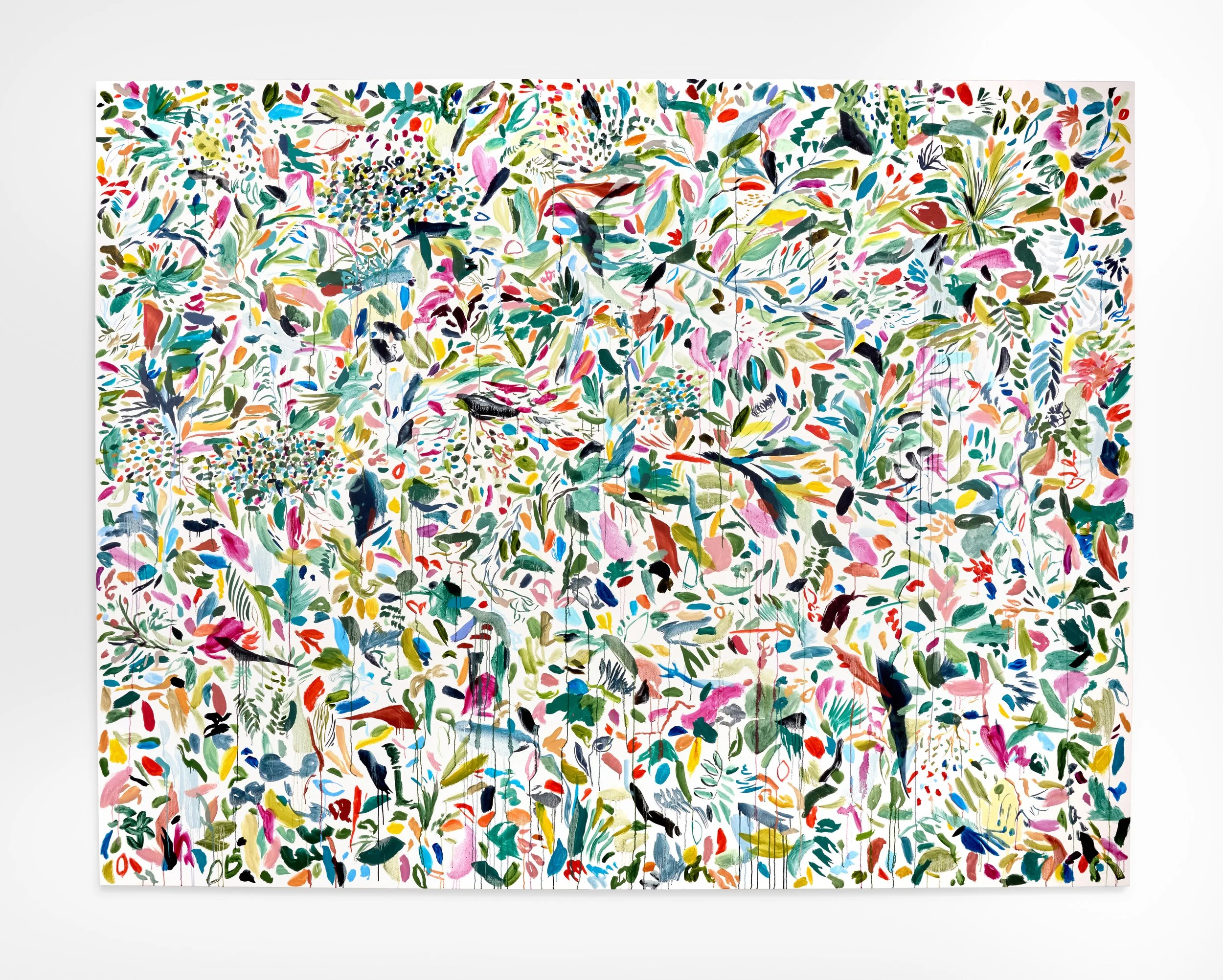   The Meadow , 2026 oil on canvas 84 x 108 in. (213 x 274 cm)  Photo credit: Jason C. Whalen 