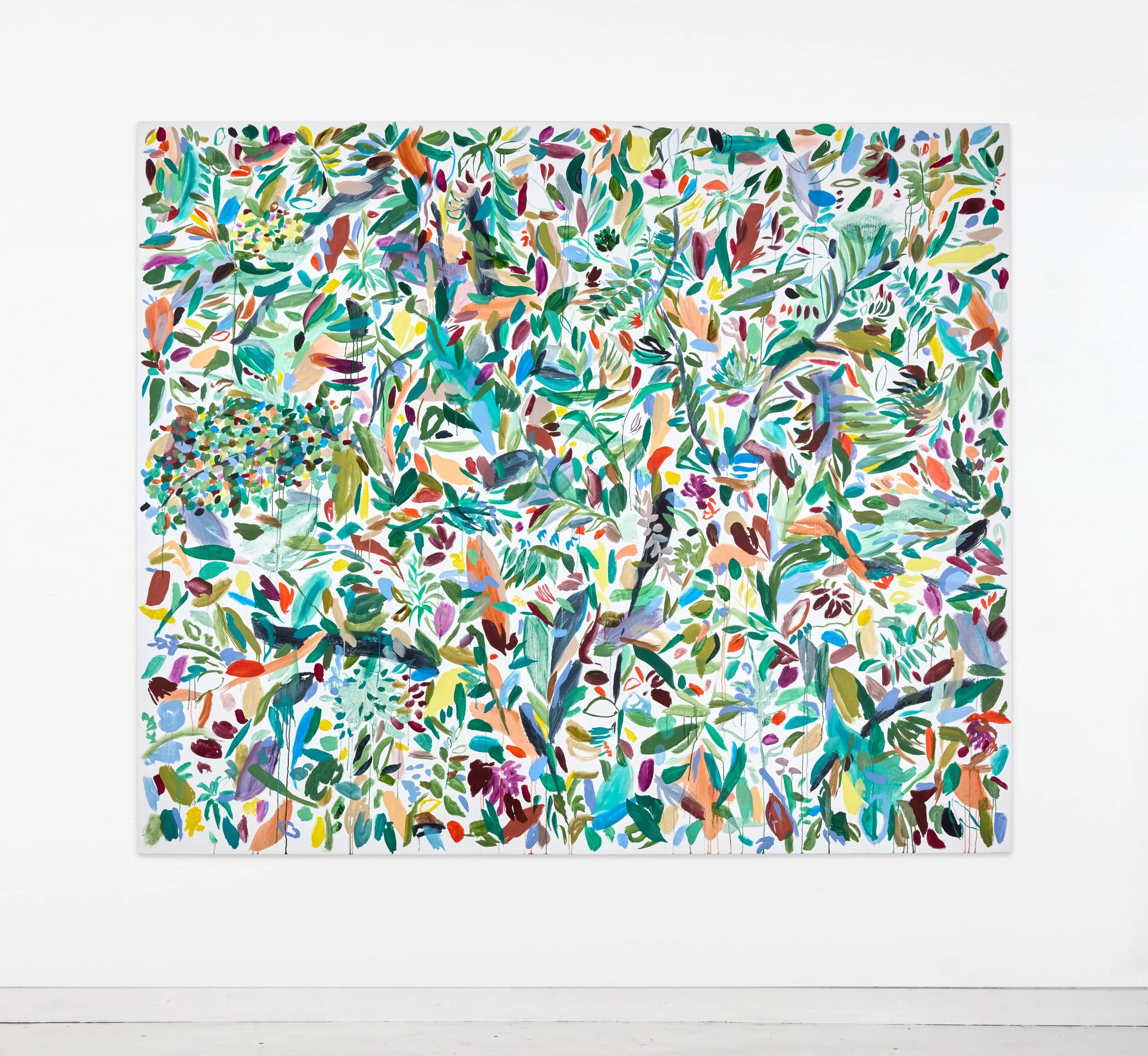   Invisible Green 52 , 2025 oil on canvas 72 x 86 in. (182 x 218 cm)  Photo credit: Jason C. Whalen 