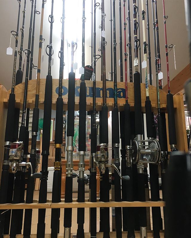 Looking for some new rods, but on a budget? Come look at our selection of used rods! #frankslivebaitandtackle #usedrods #fishingrods #usedfishingrods #tackle #fishingct #ctfishing #baitandtackle #ctsmallbusiness #livebait #freahwaterfishing #saltwate