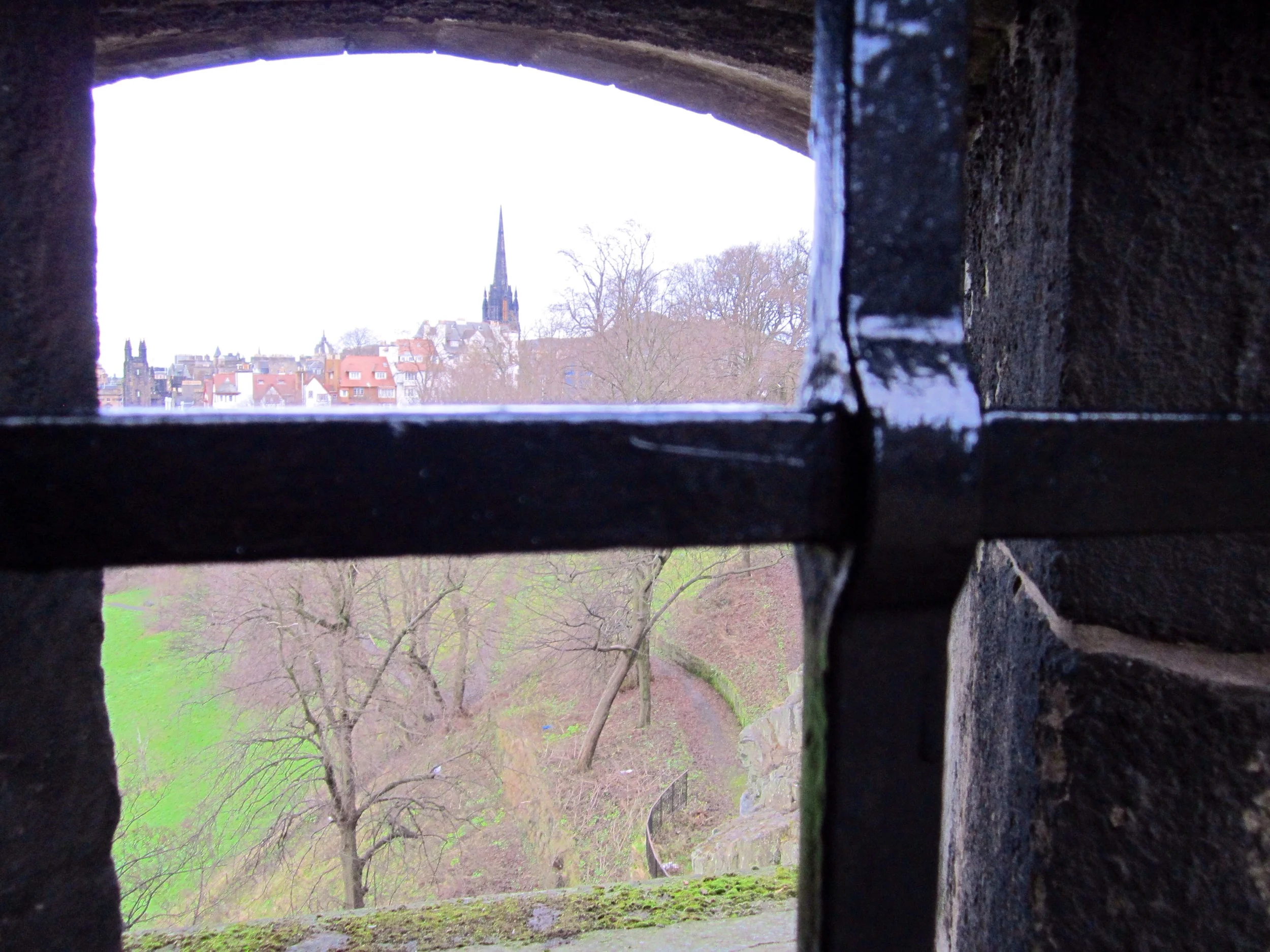 View of the city from Edinburgh Castle