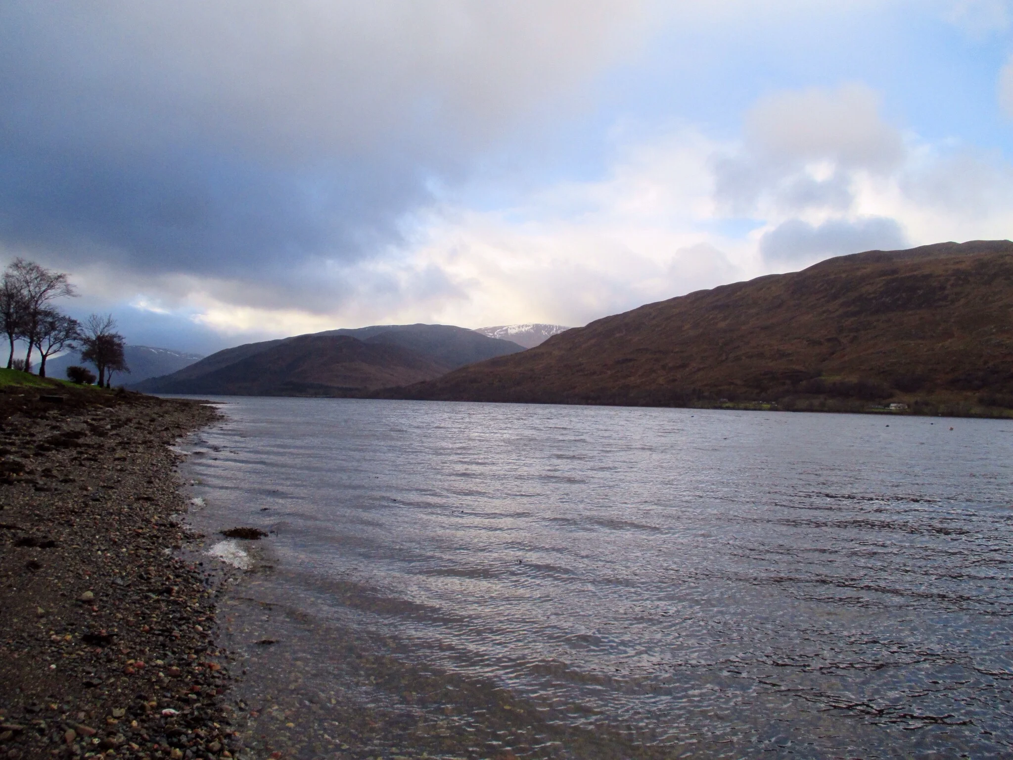 Loch Linnhe across from the Ardlinnhe Bed and Breakfast