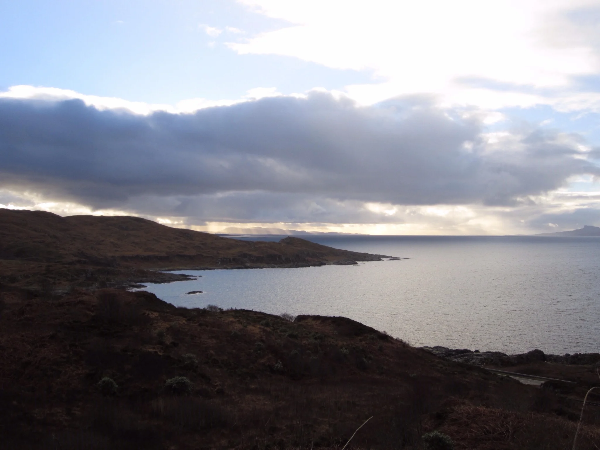 View from the road outside Ashdale Bed and Breakfast in Mallaig