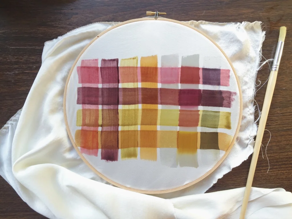 painting with natural dyes