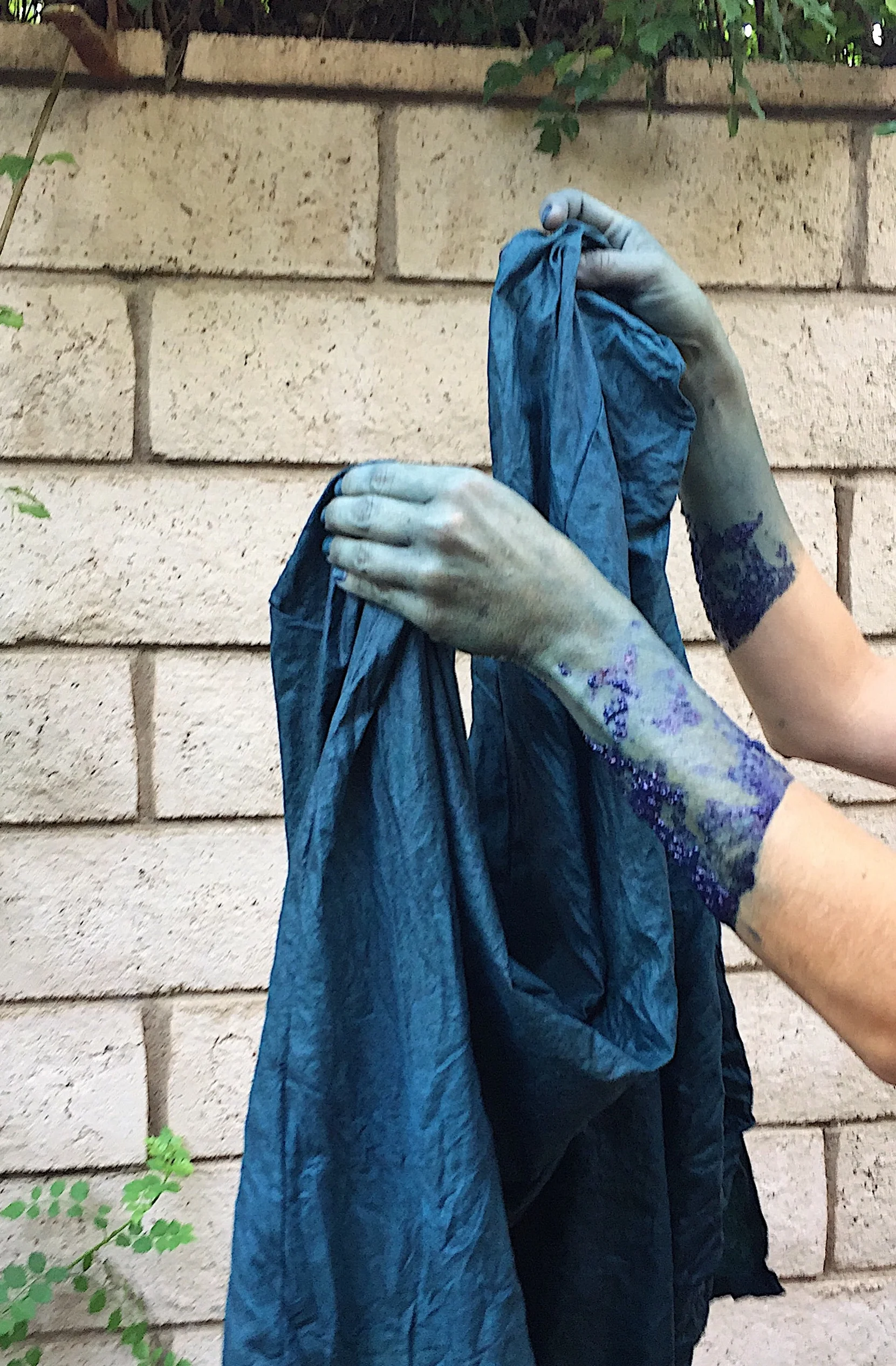 Indigo Dyed Sewing Project