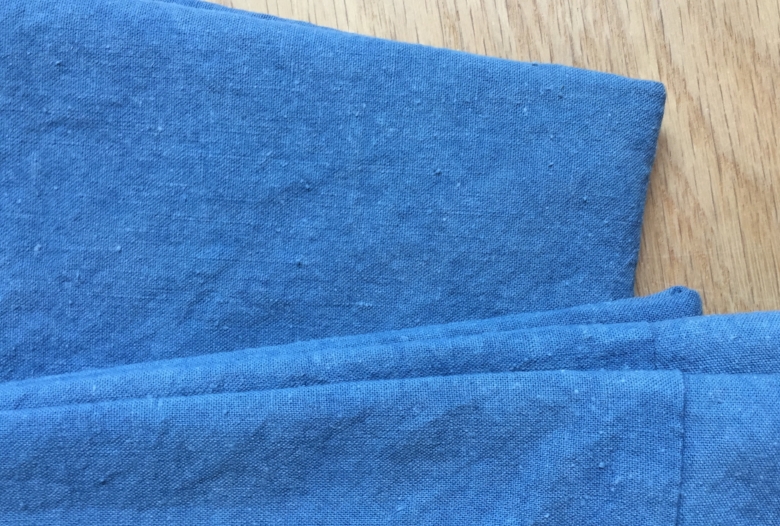 Indigo Dyed Sewing Project — the dogwood dyer