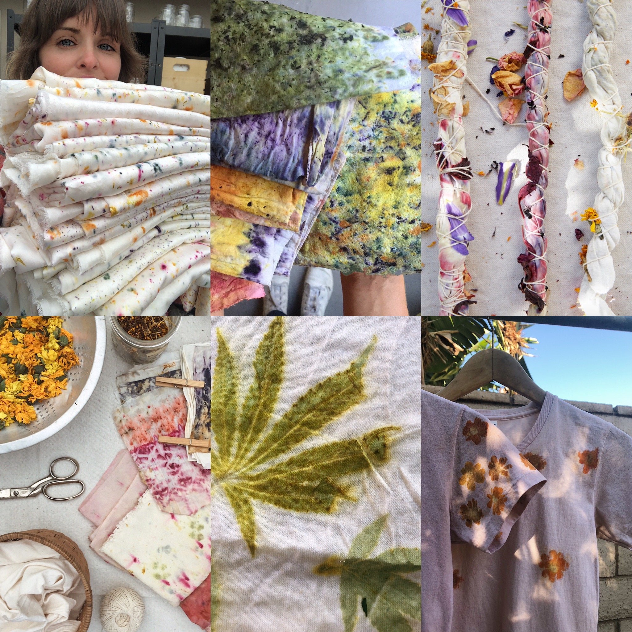 Bundle Dyeing + EcoPrinting Workshop