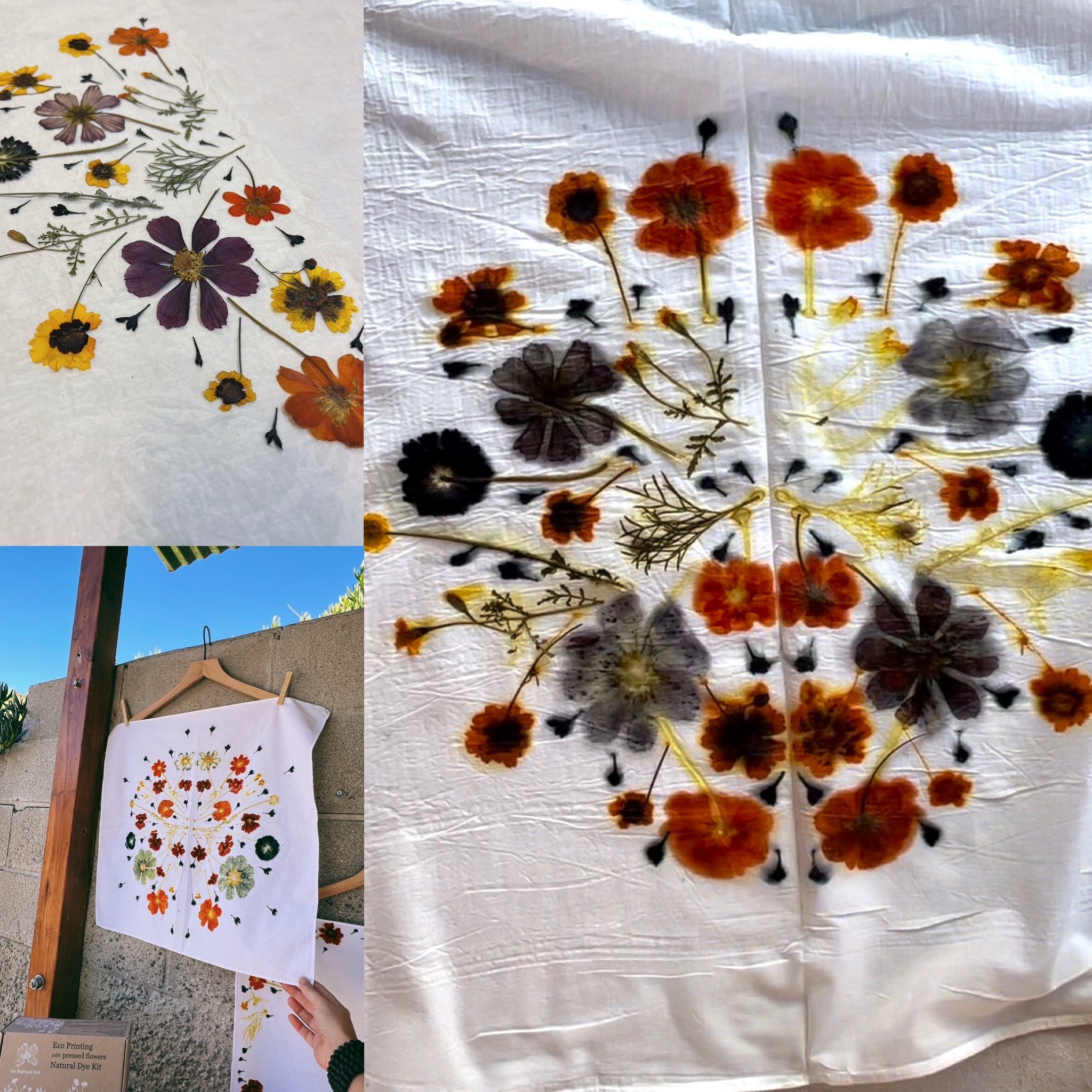 *New* Pressed Flower Prints- EcoPrinting for Textiles & Garments Tutorial —  the dogwood dyer