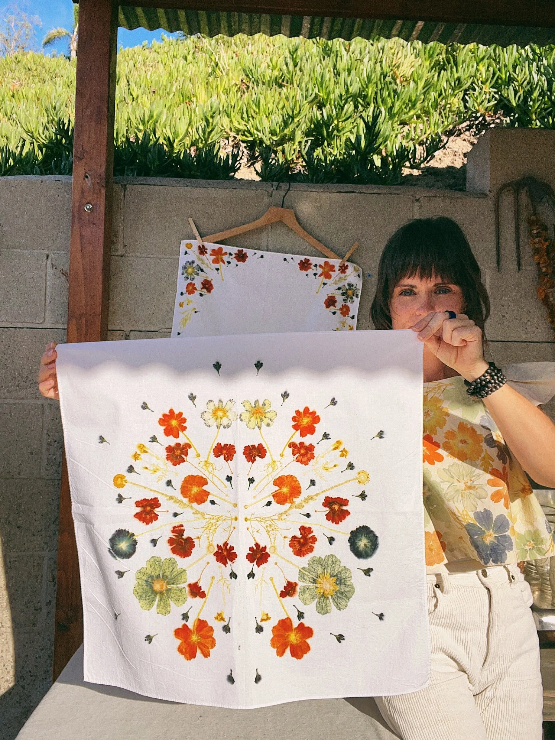 EcoPrinting with Pressed Flowers Dye Kit