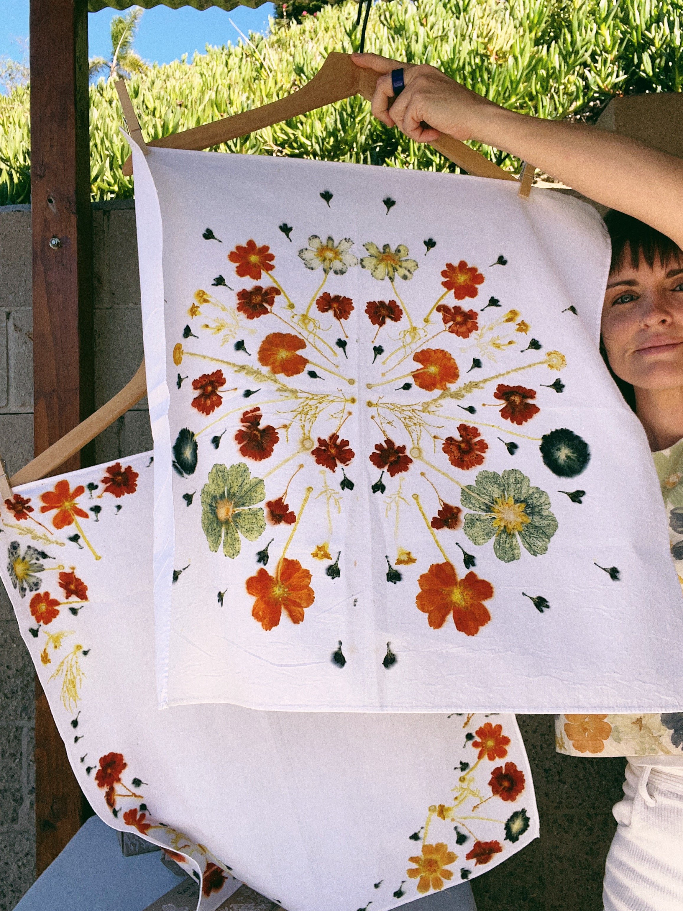 *New* Pressed Flower Prints- EcoPrinting for Textiles & Garments Tutorial —  the dogwood dyer