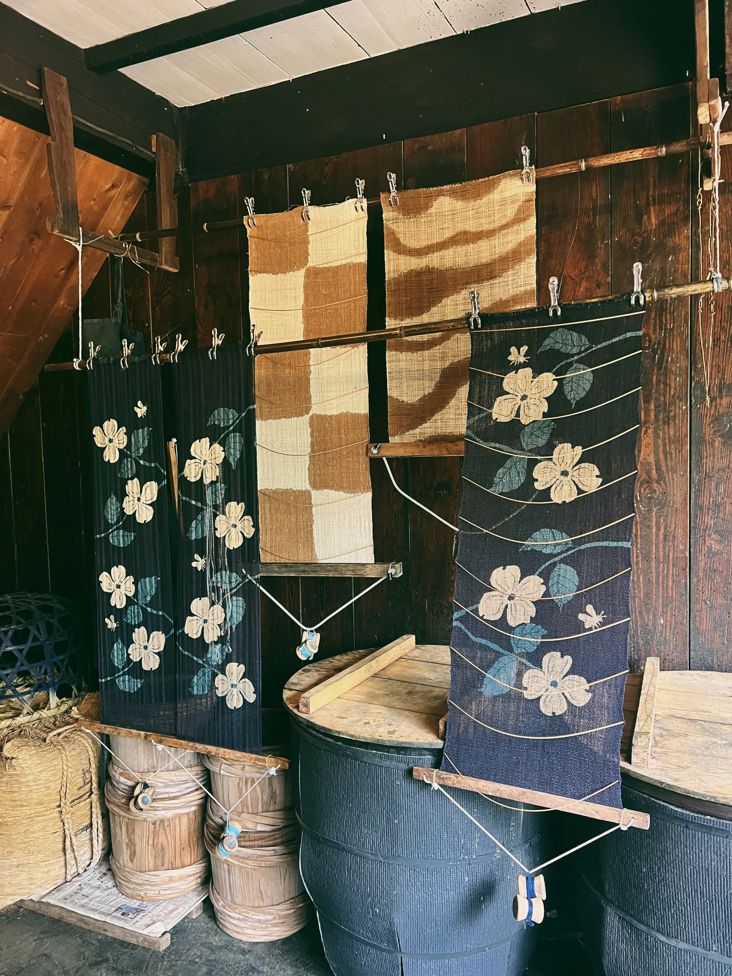 Katazome, Shibori &amp; Kakishibu with Awonoyoh in Japan