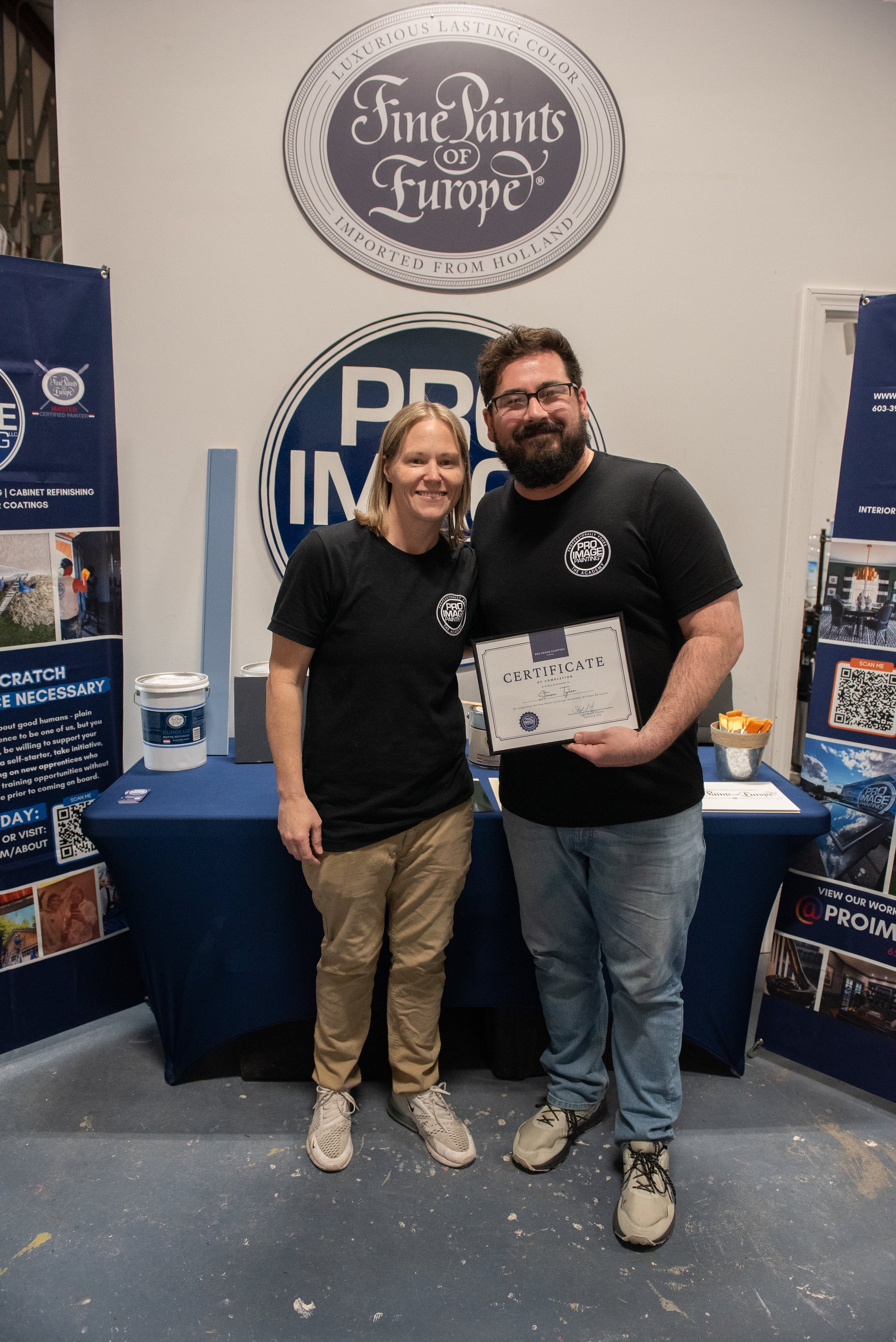 Pro Image Painting LLC Academy Certificate Recipient. 