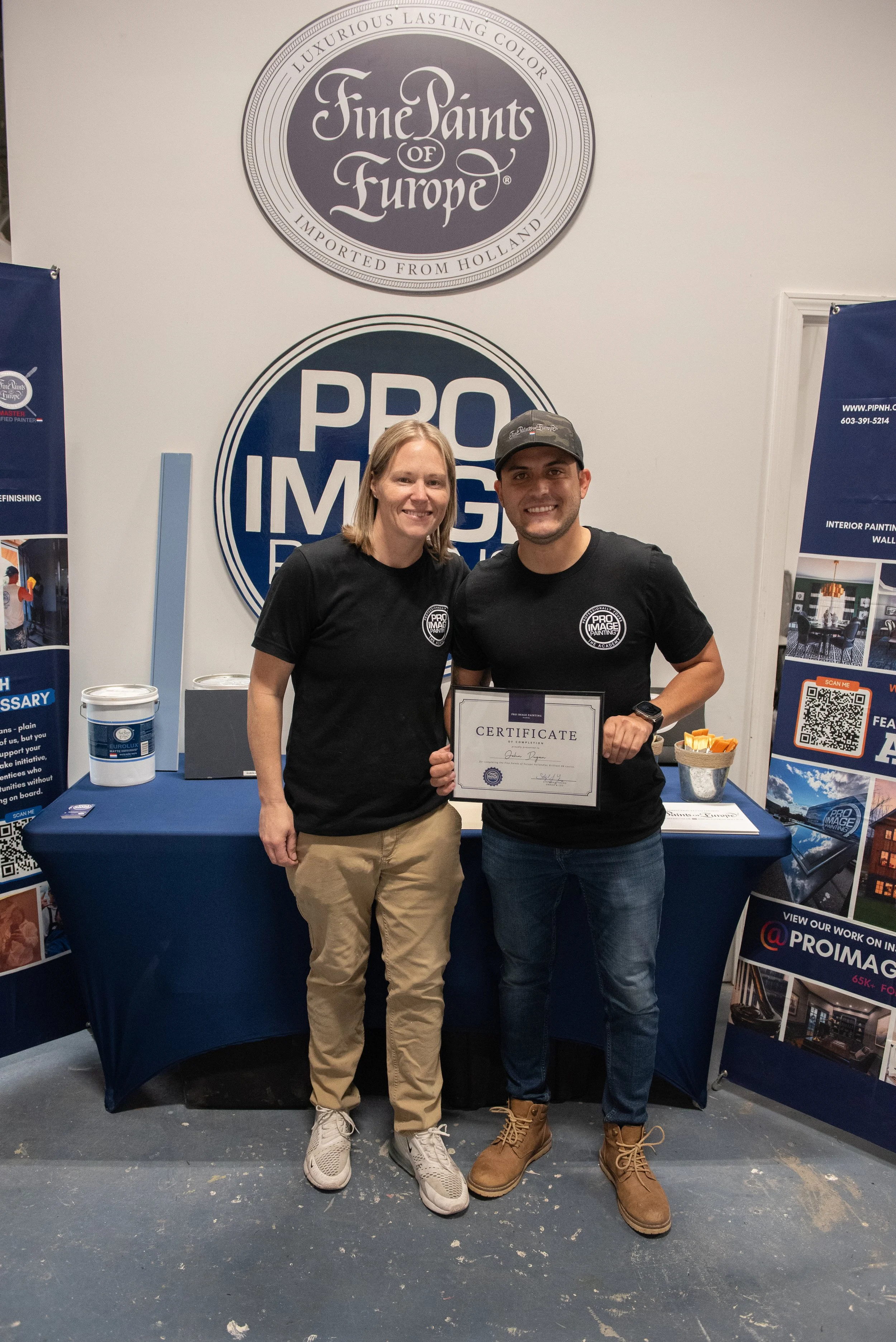 Pro Image Painting LLC Academy Certificate Recipient. 