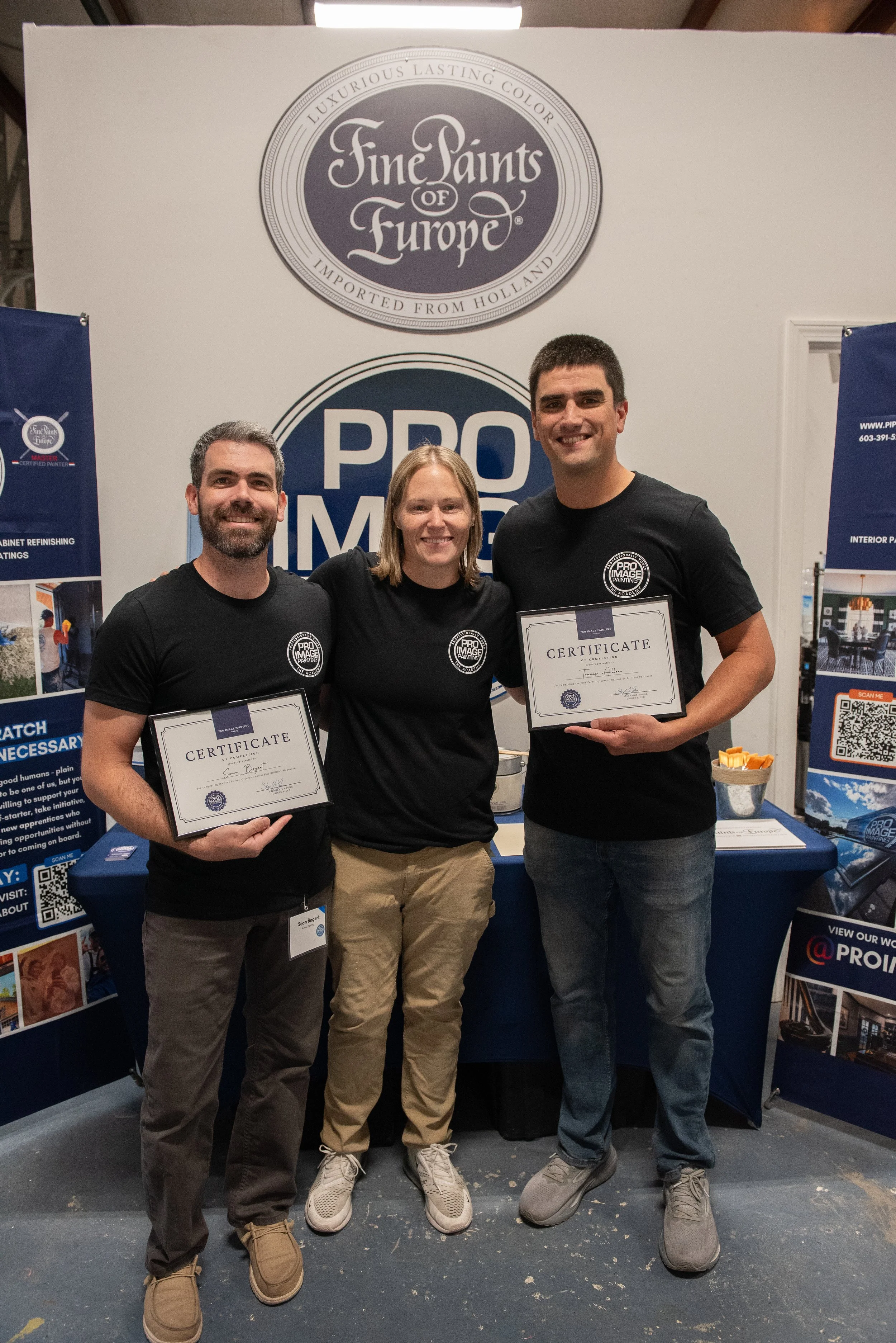 Pro Image Painting LLC Academy Certificate Recipient. 