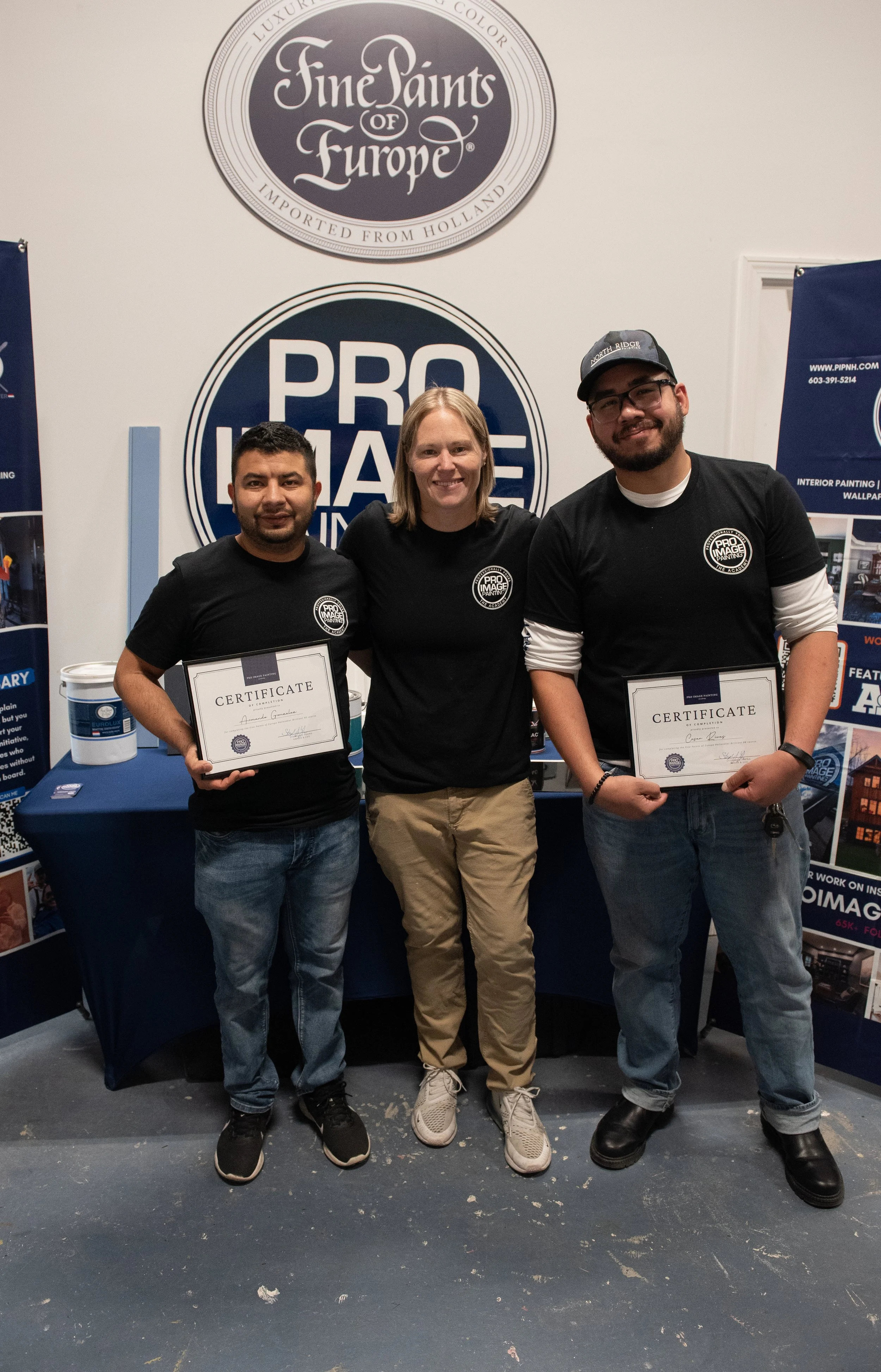 Pro Image Painting LLC Academy Certificate Recipient. 