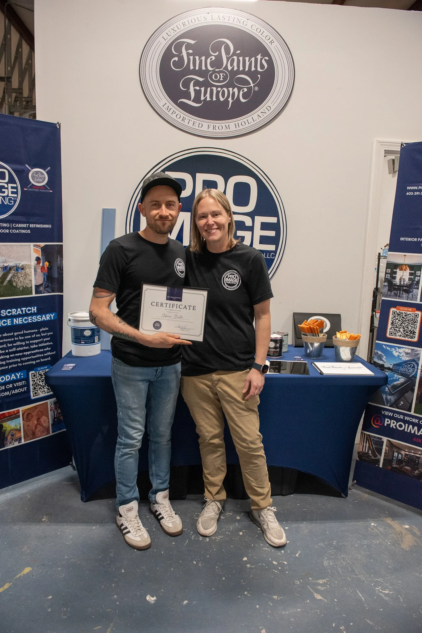 Pro Image Painting LLC Academy Certificate Recipient. 