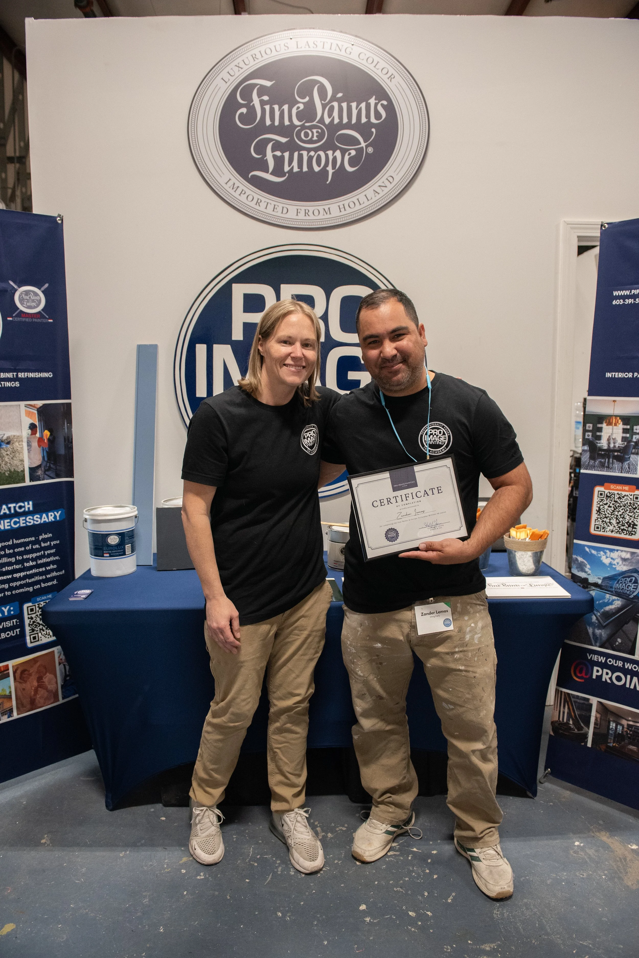 Pro Image Painting LLC Academy Certificate Recipient. 