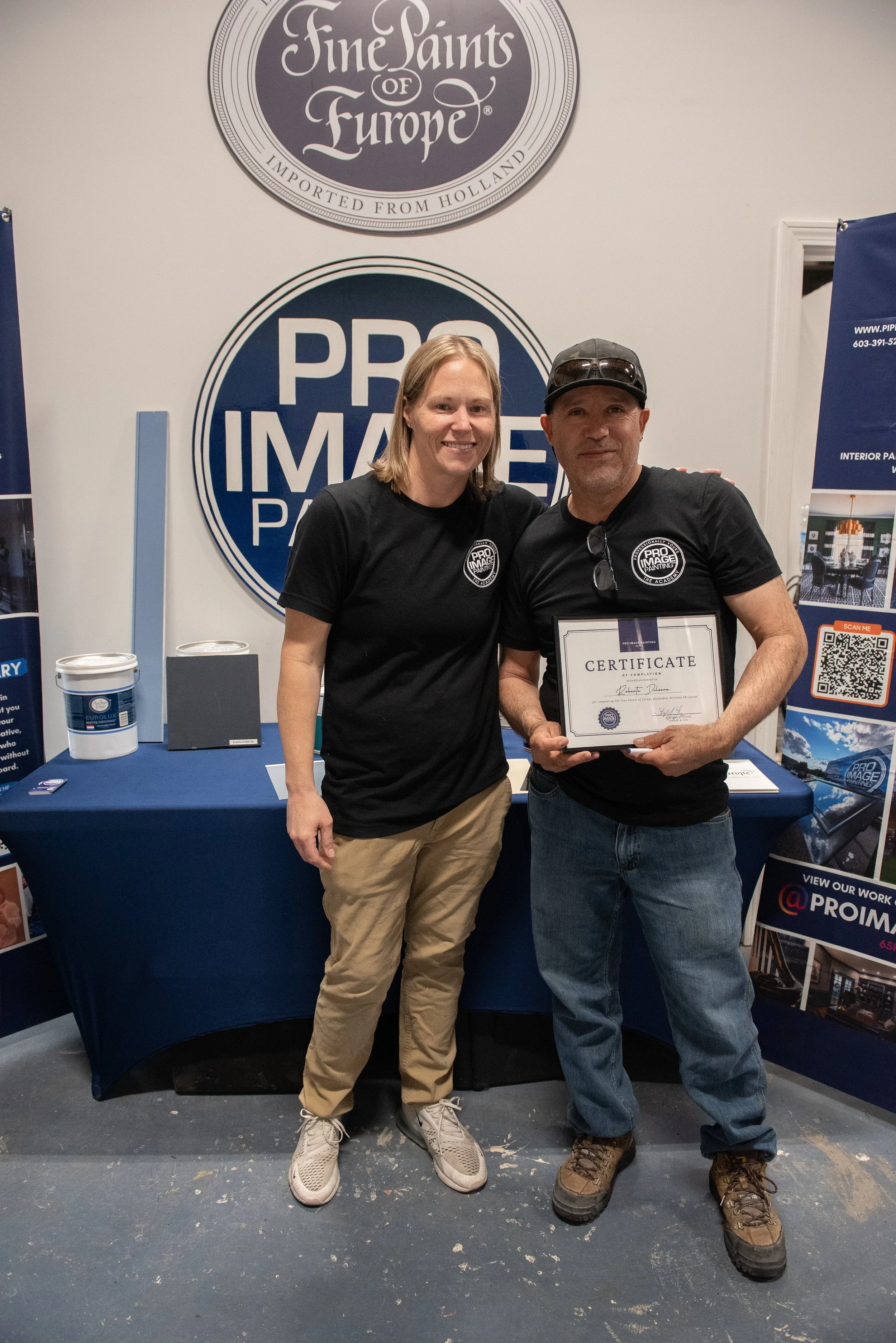Pro Image Painting LLC Academy Certificate Recipient. 