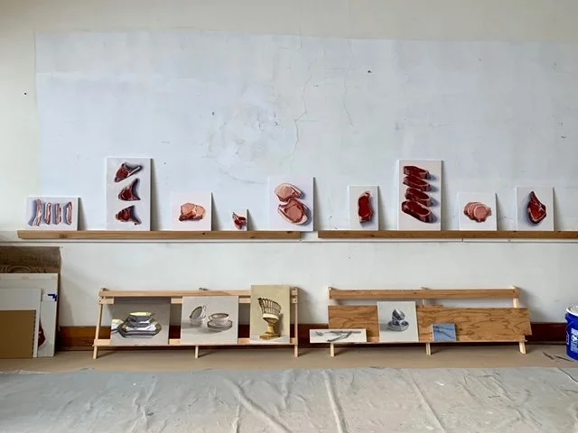 Four Plates and Four Knives