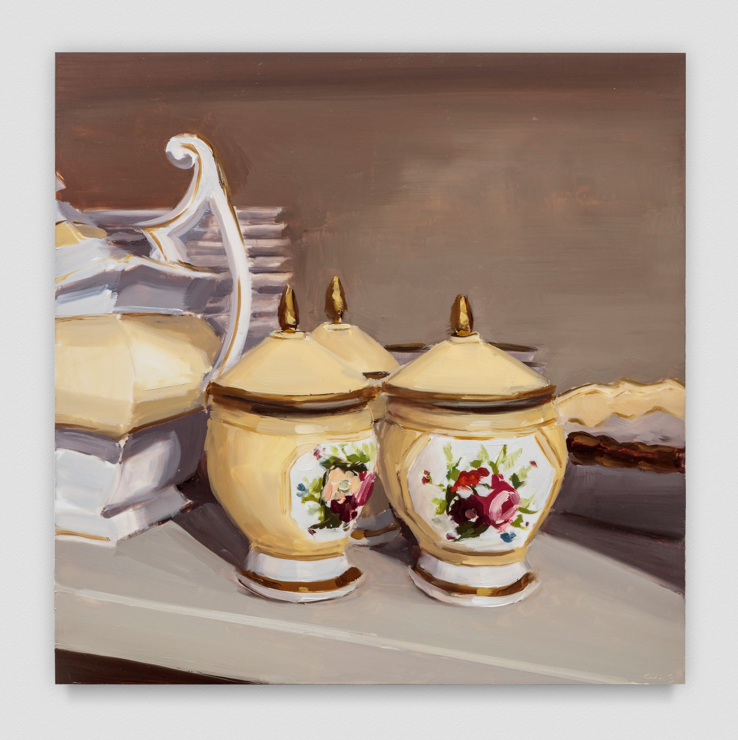 Carrie Mae Smith Egg Cups in China Cupboard (Hyde Hall)