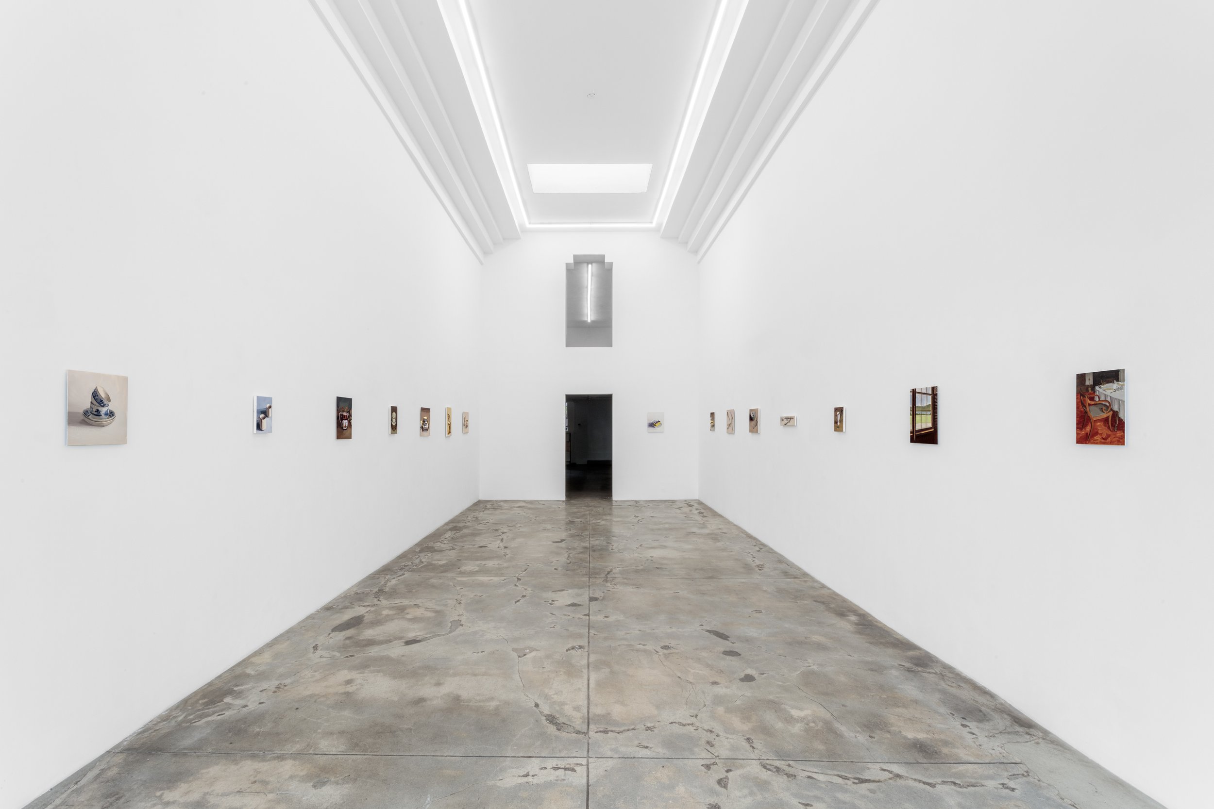 Installation view Four Plates and Four Forks, 2023, Lowell Ryan Projects