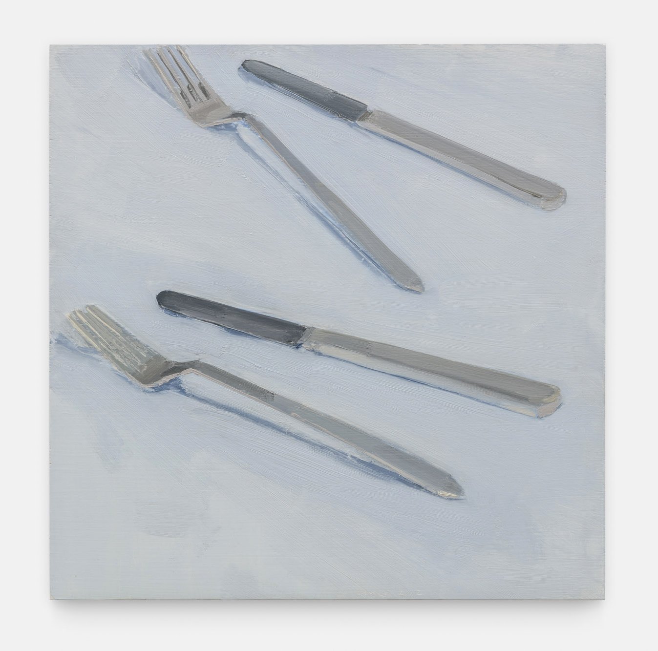 Carrie Mae Smith Two Pairs 2012 Oil on panel 14h X 14w inches