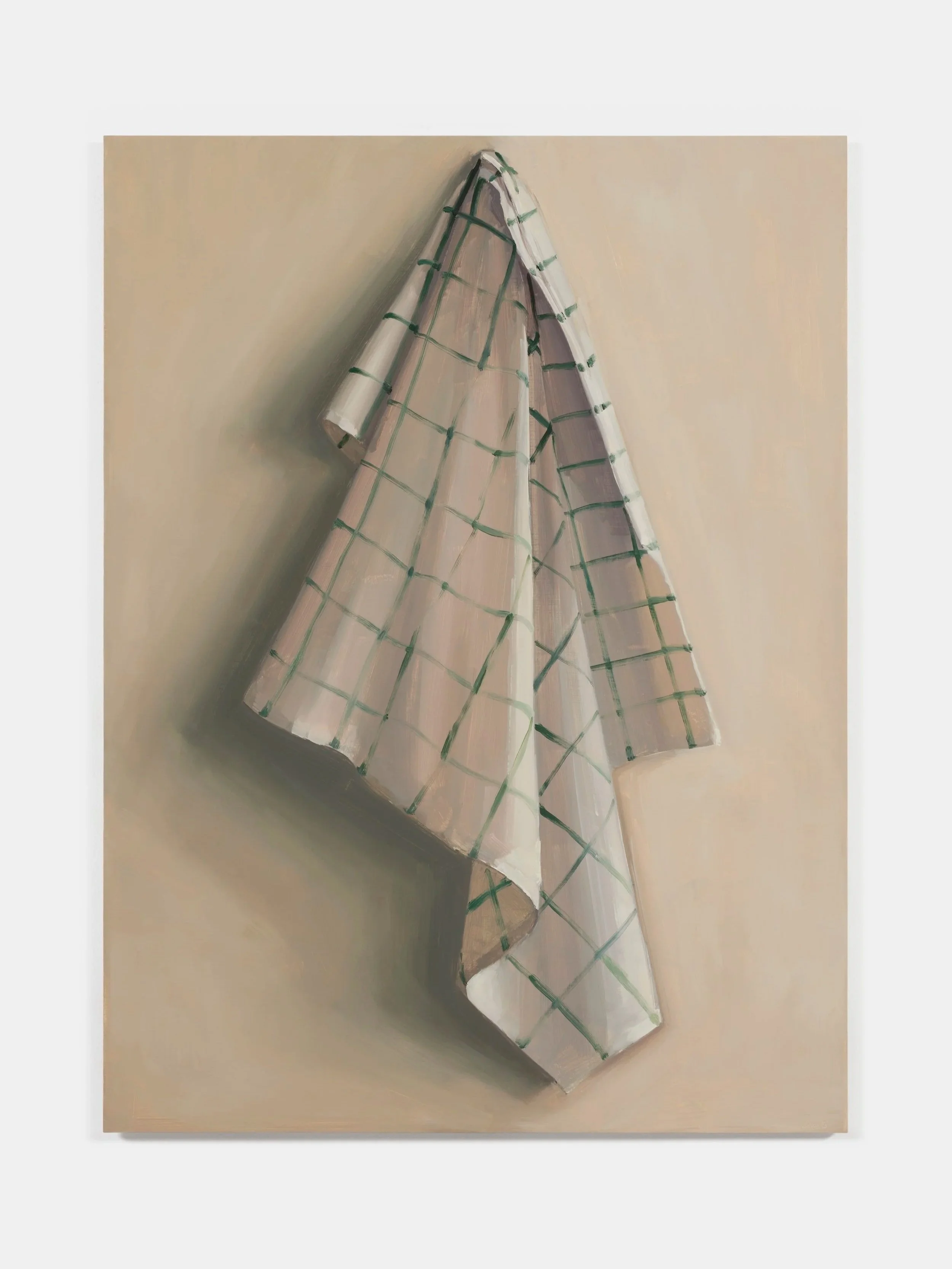  Carrie Mae Smith “How many times these low feet staggered” E.D.  2026 Oil on aluminum 32h X 24w inches 