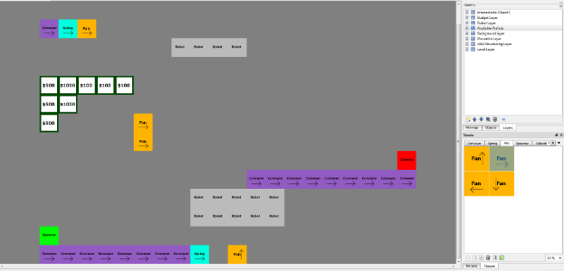 This is what the level editor final product looks like.