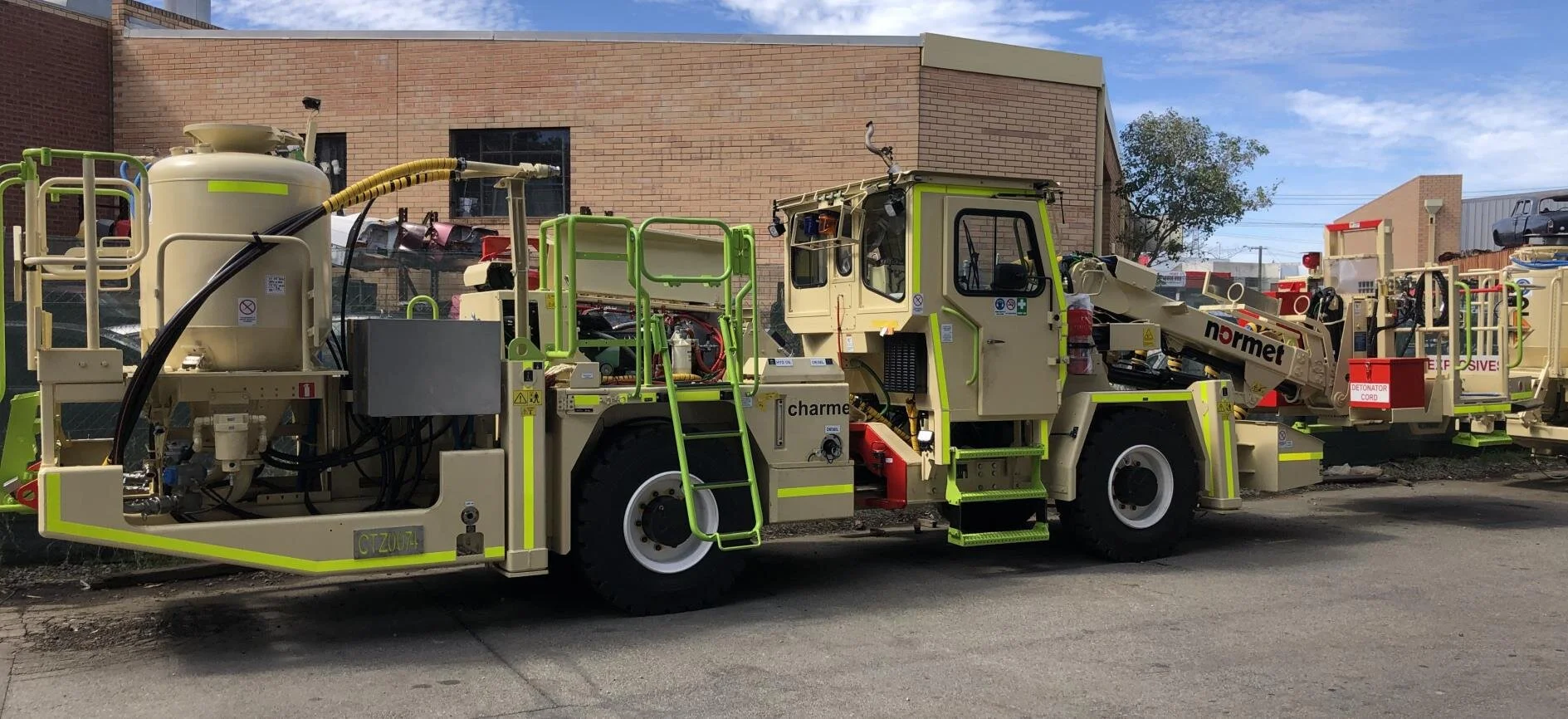 Charge Rig Mine Charge Up Units — Mining Surplus Solutions
