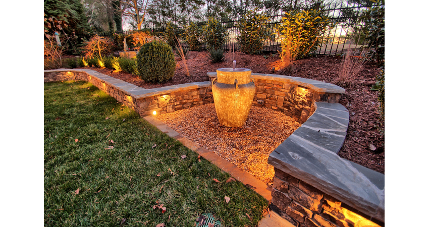 Low-voltage-L.E.D.-Lighting-Bubbling-Urn-Water-Feature-Dry-Stack-Wall-Crab-Orchard-Caps.1.jpg