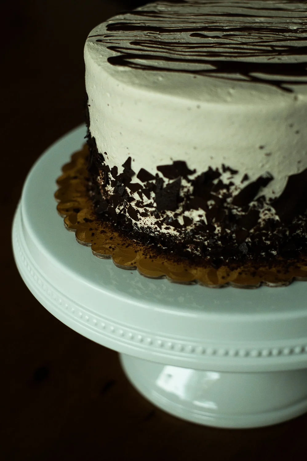 This capture shows the details of the cake decoration, but wasn't the mood or angle I was looking for.