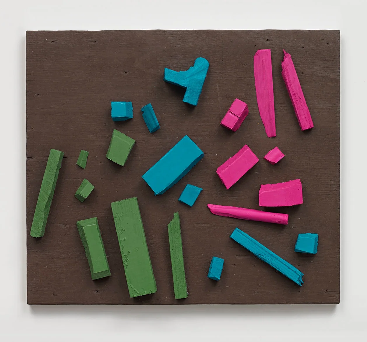 blocks (brown, green, blue, pink)