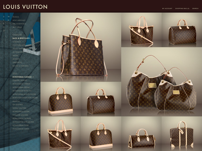 Louis Vuitton - E-Commerce Website - Made with Vue.js