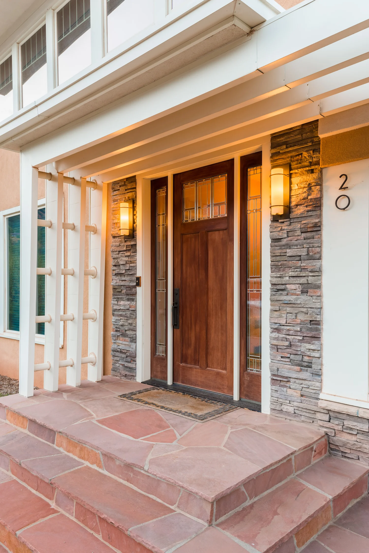 Remodeled front entry