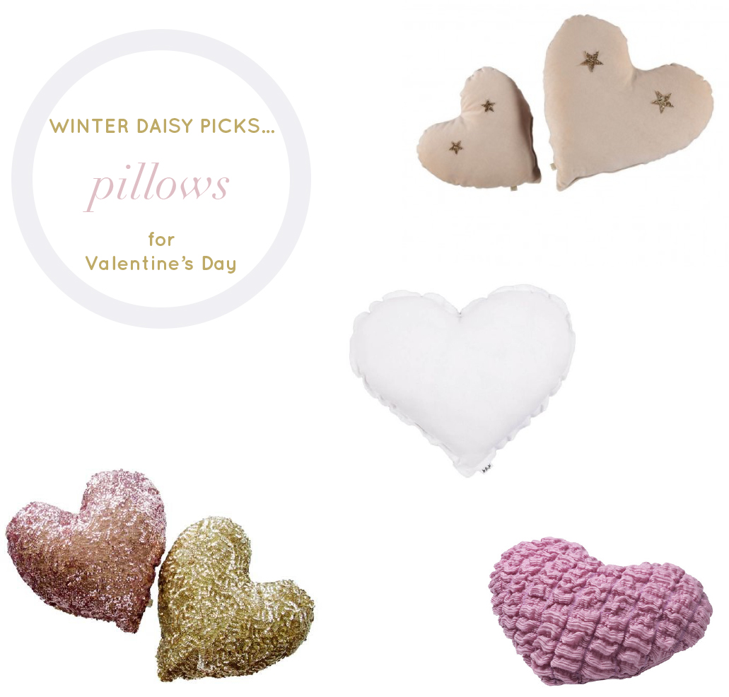 heart shaped pillows