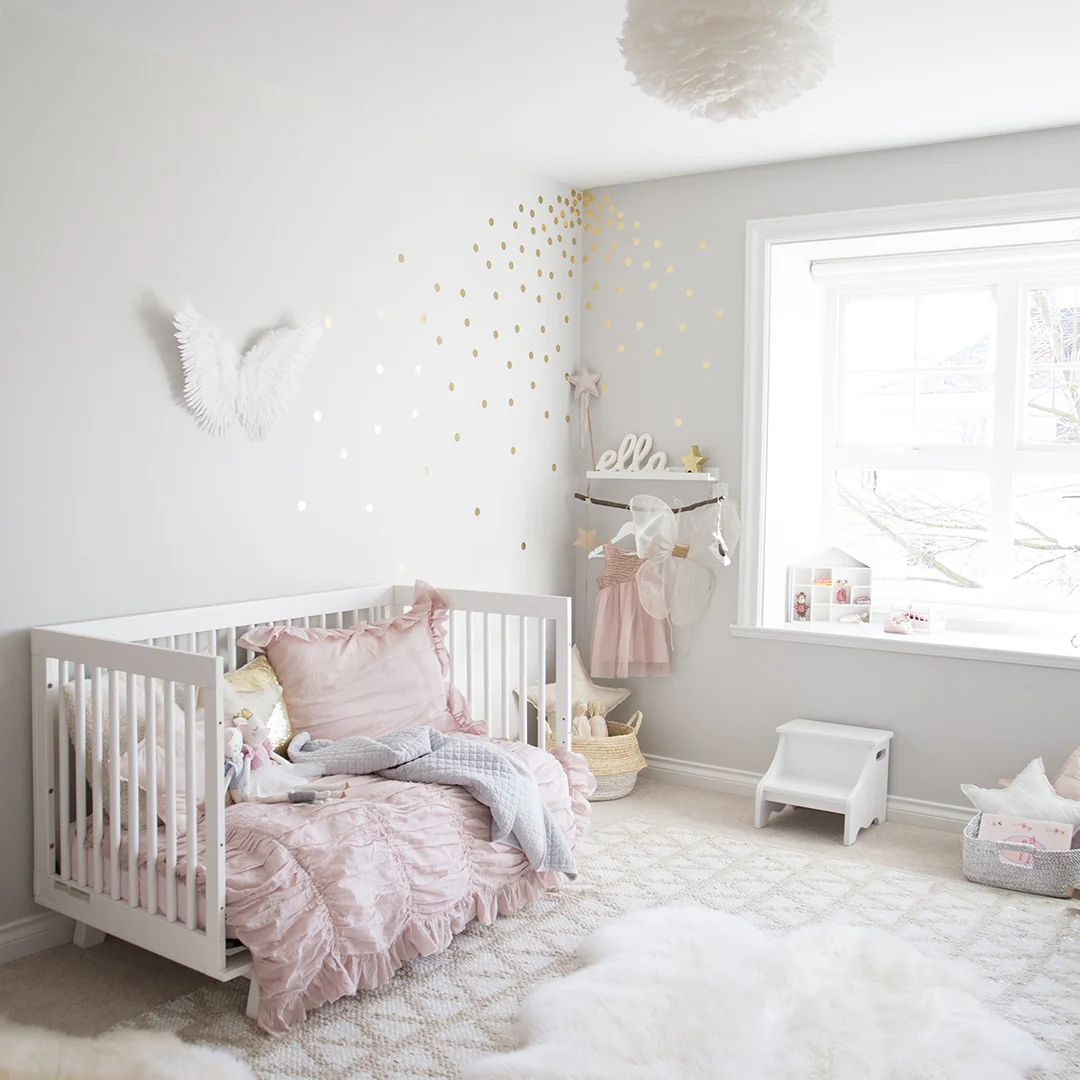 A BABY GIRL'S PINK & DREAMY NURSERY — WINTER DAISY Melissa Barling