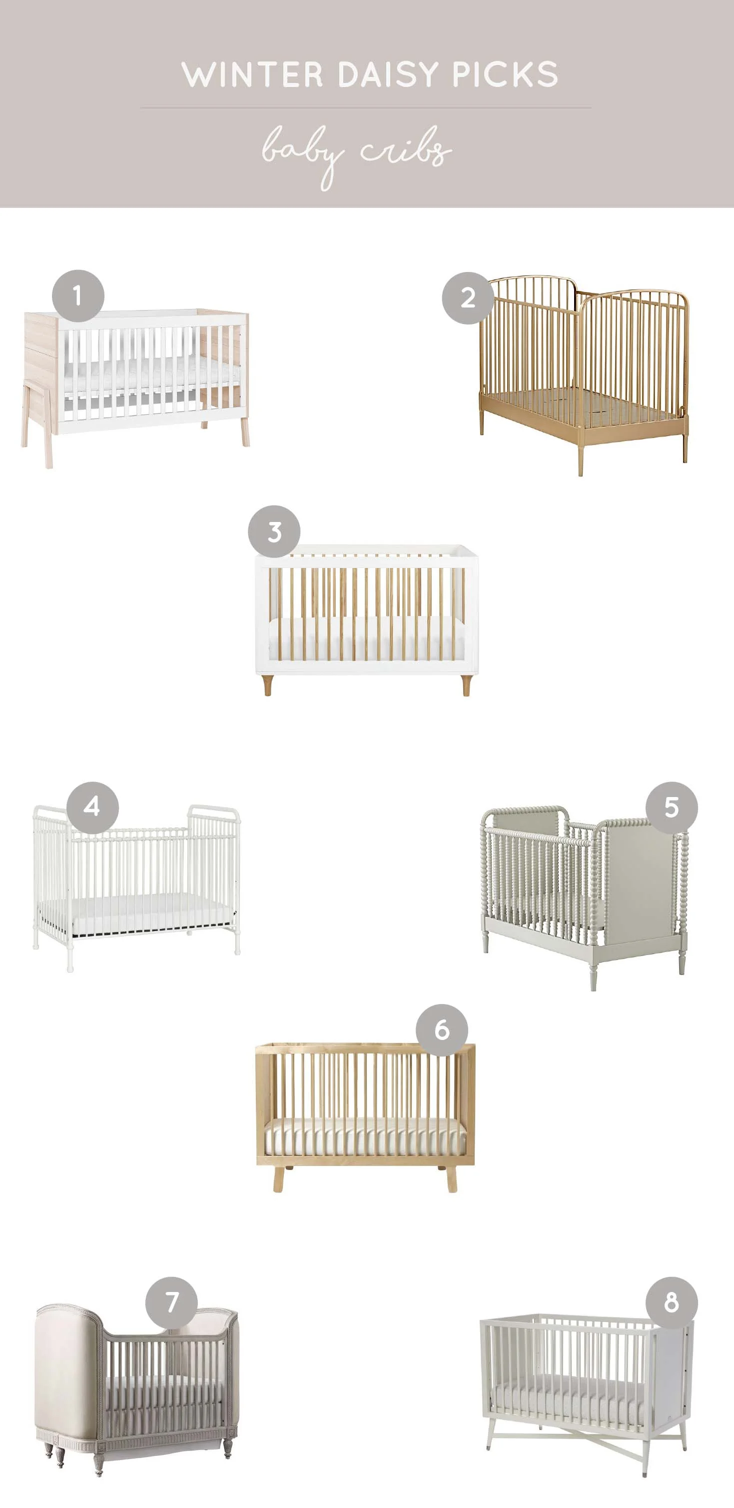 WINTER DAISY PICKS: BABY CRIBS! — WINTER DAISY | Melissa Barling, Kids ...